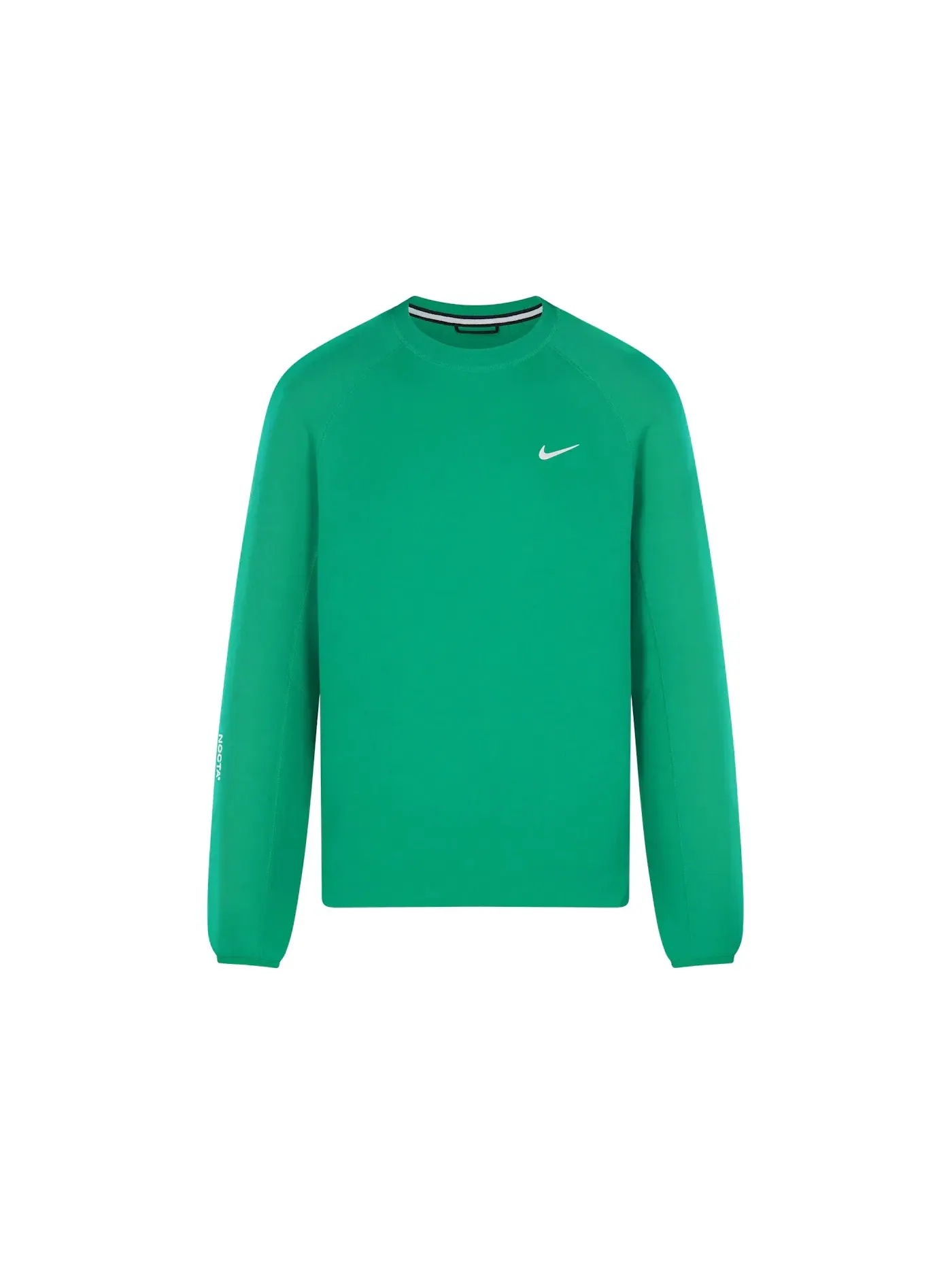 Детская худи с флисовой подкладкой Crew Nike — изображение 1 из 2, зеленый