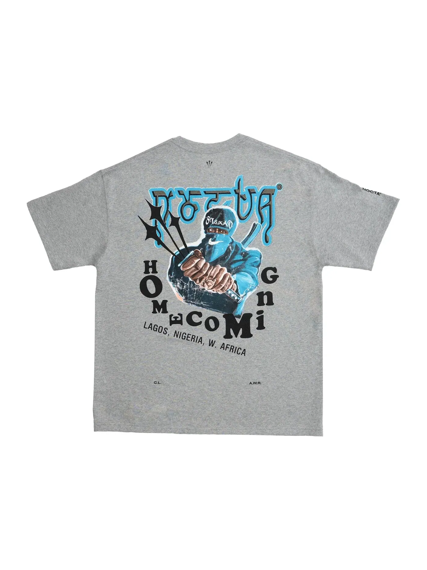 Мужская футболка с принтом Nike x NOCTA Yasuke Tee — изображение 2 из 2, серый