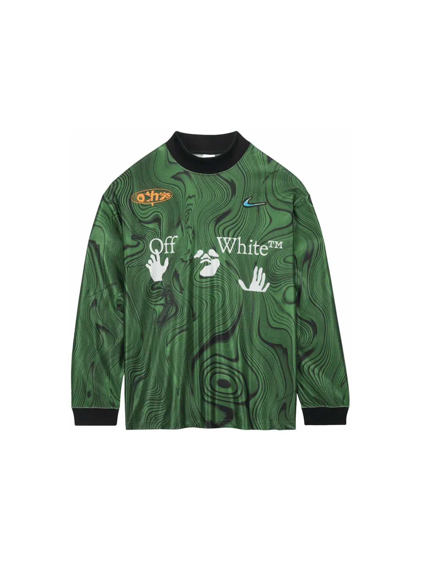 Мужская футболка с принтом Jersey (Asia Sizing) Nike — изображение 1 из 2, зеленый