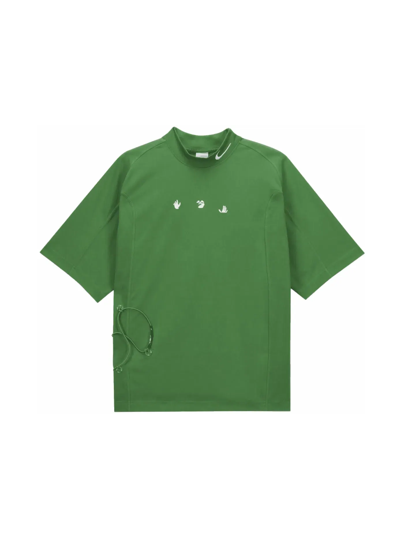 Мужская футболка с коротким рукавом Off-White Top Nike — изображение 1 из 2, зеленый