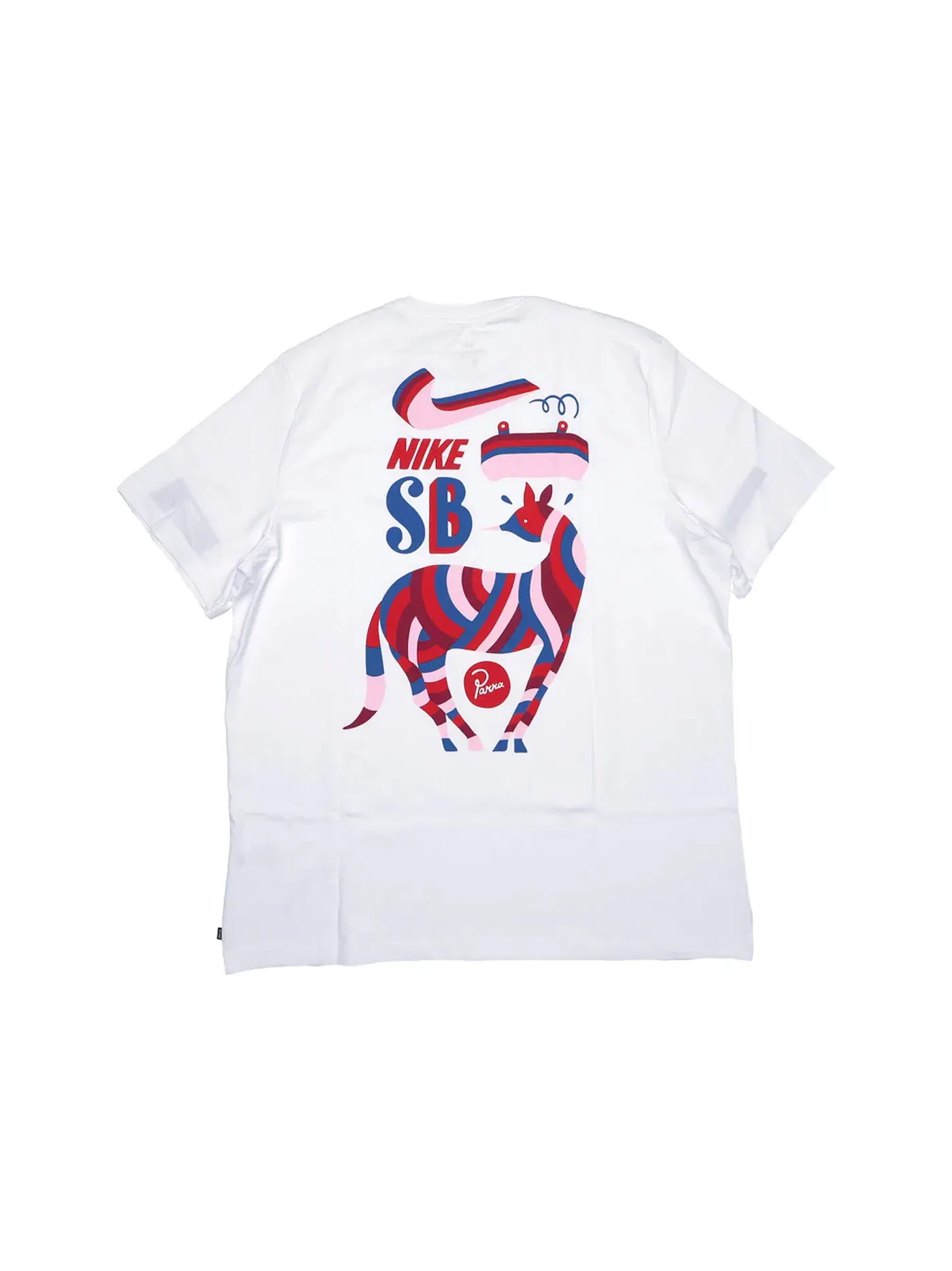 Мужская футболка с принтом Парра Nike — изображение 2 из 2, белый