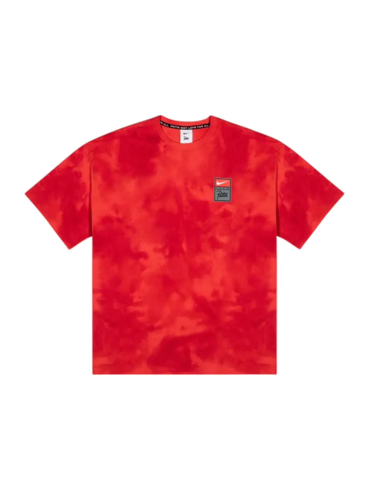 Мужская футболка с принтом Nike x Patta NRG GX Washed T-shirt — изображение 1 из 2, красный/красный/красный