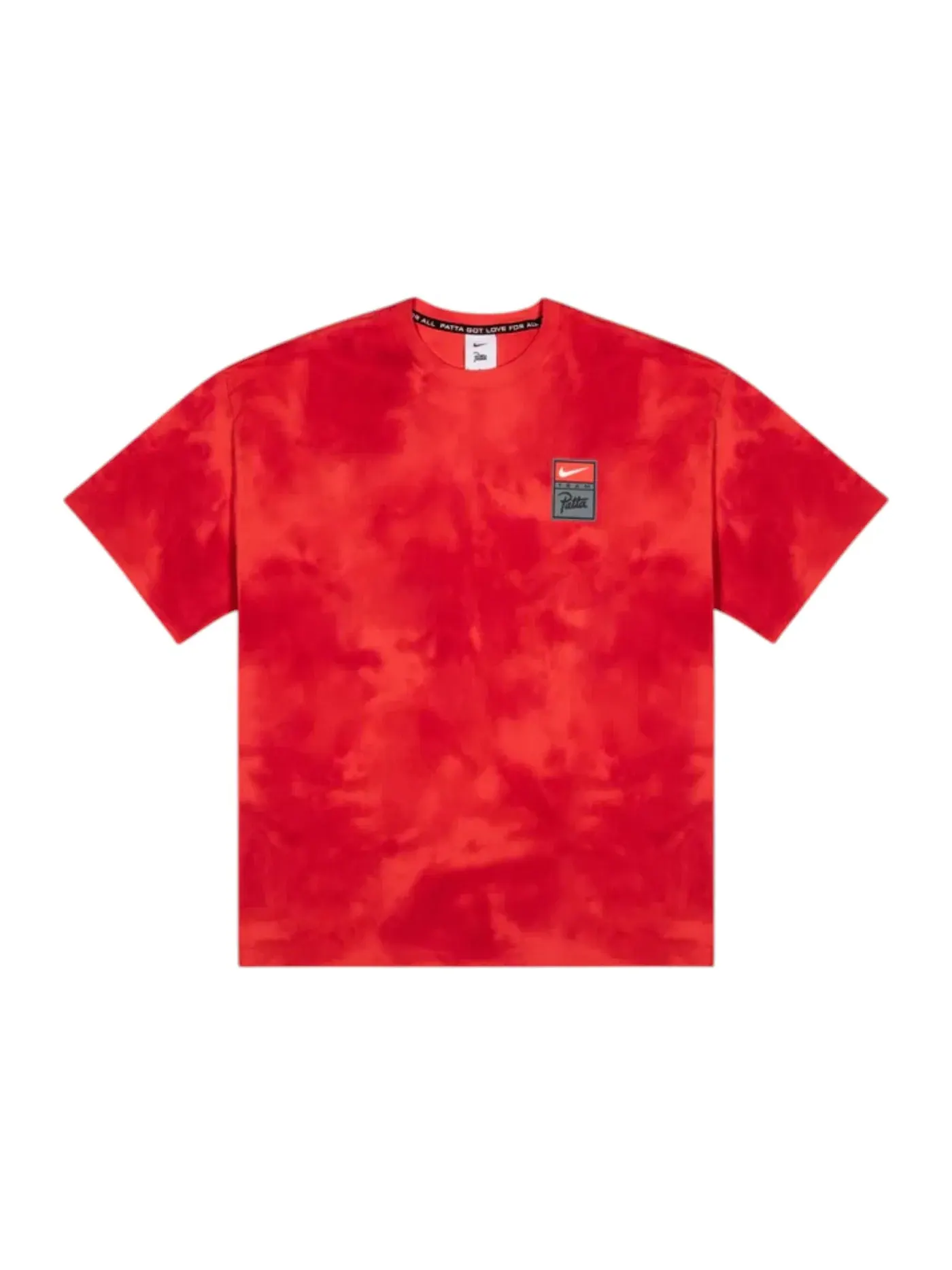 Мужская футболка с принтом Nike x Patta NRG GX Washed T-shirt — изображение 1 из 2, красный/красный/красный