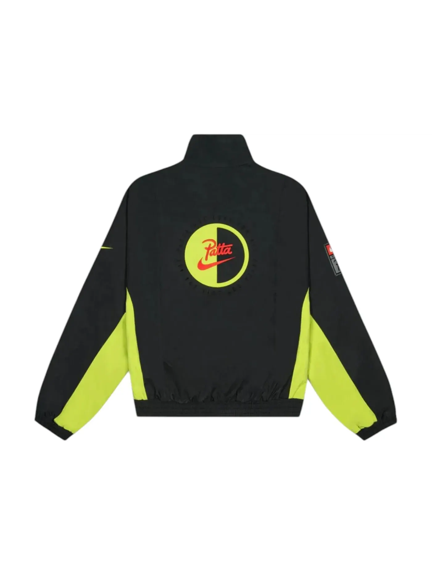 Мужская куртка с контрастными акцентами Nike x Patta NRG Track Jacket — изображение 2 из 2, черный