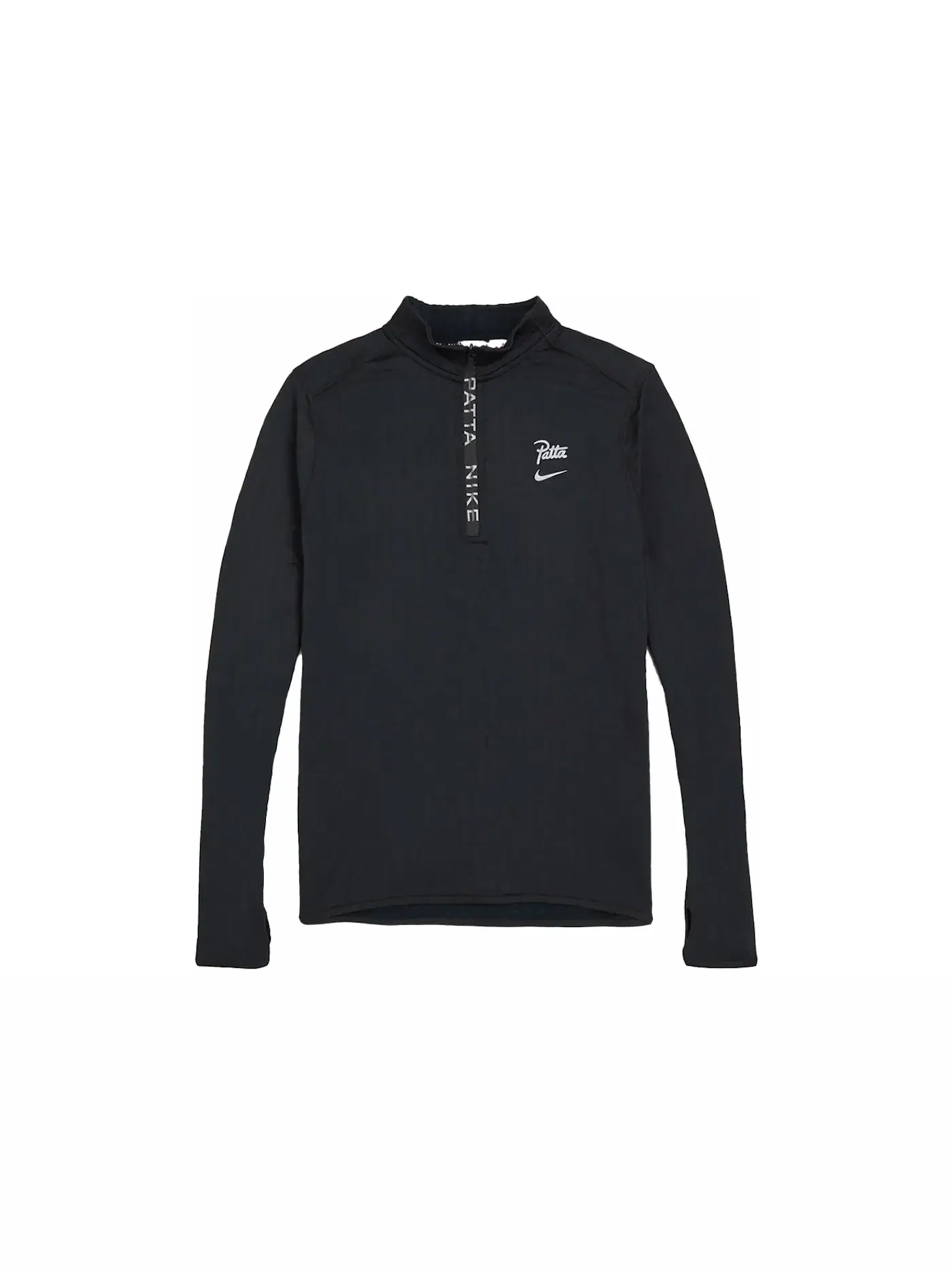 Мужская куртка Nike x Patta Running Team 1/2-Zip Top — изображение 1 из 2, черный