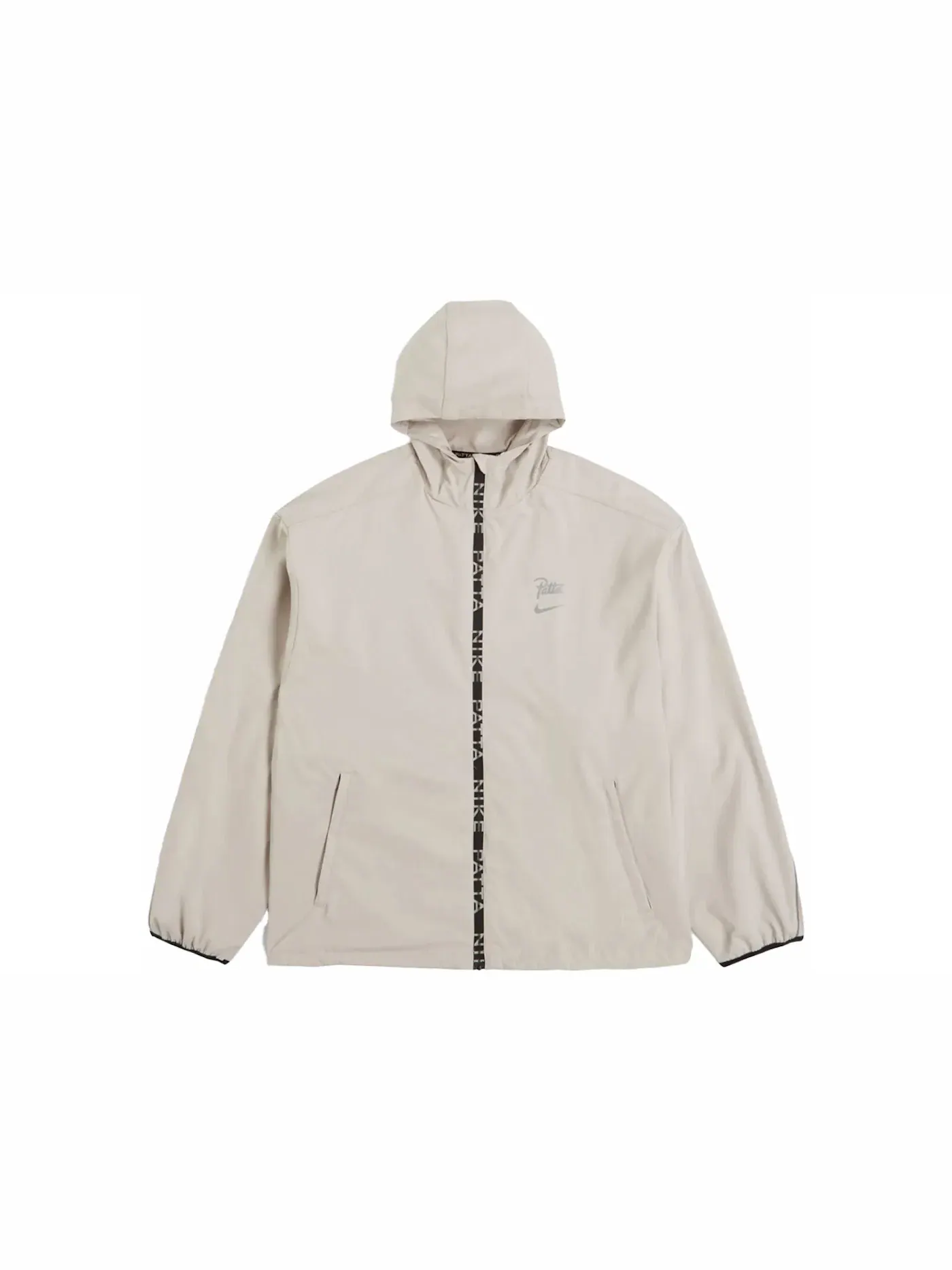 Мужская куртка с принтом Nike x Patta Running Team Full-Zip Jacket — изображение 1 из 2, кремовый