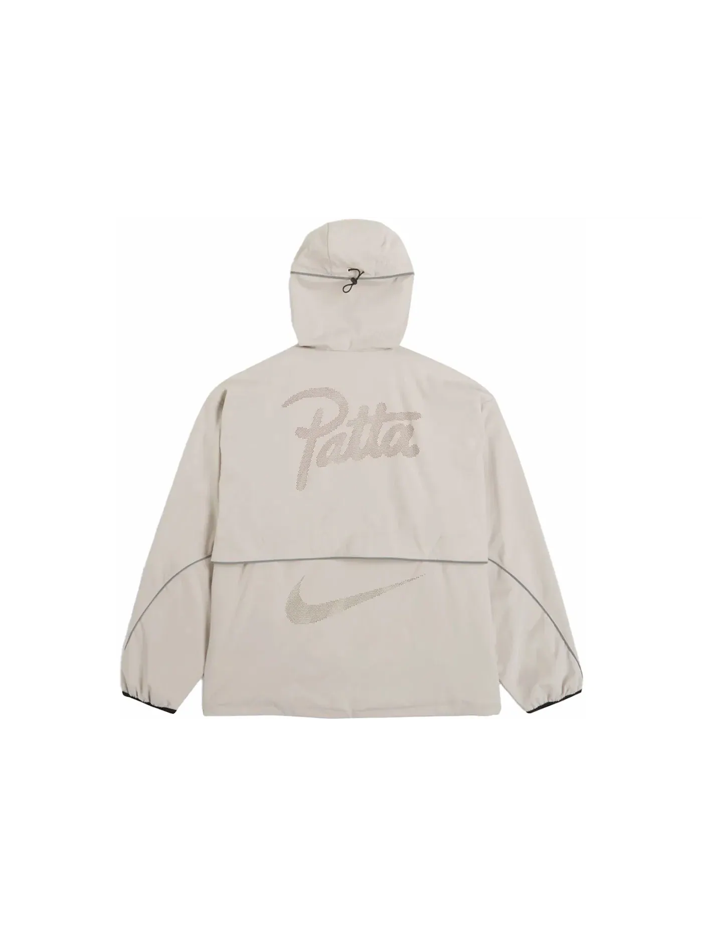 Мужская куртка с принтом Nike x Patta Running Team Full-Zip Jacket — изображение 2 из 2, кремовый