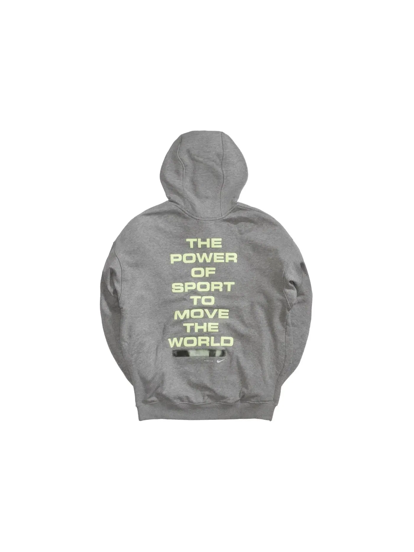 Мужская худи с принтом Hoodie Nike — изображение 2 из 2, темный серый