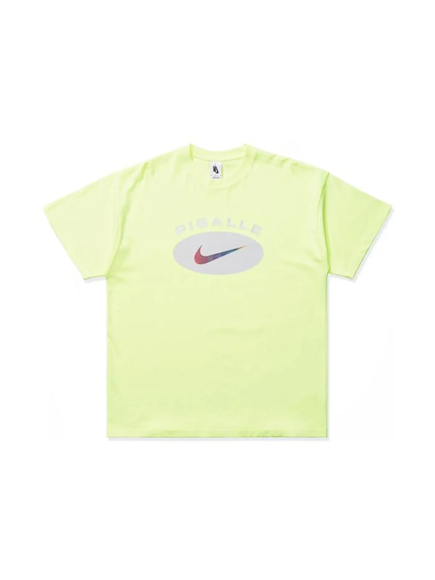 Мужская футболка с принтом Nike x Pigalle T-Shirt — изображение 1 из 2, зеленый/платиновый