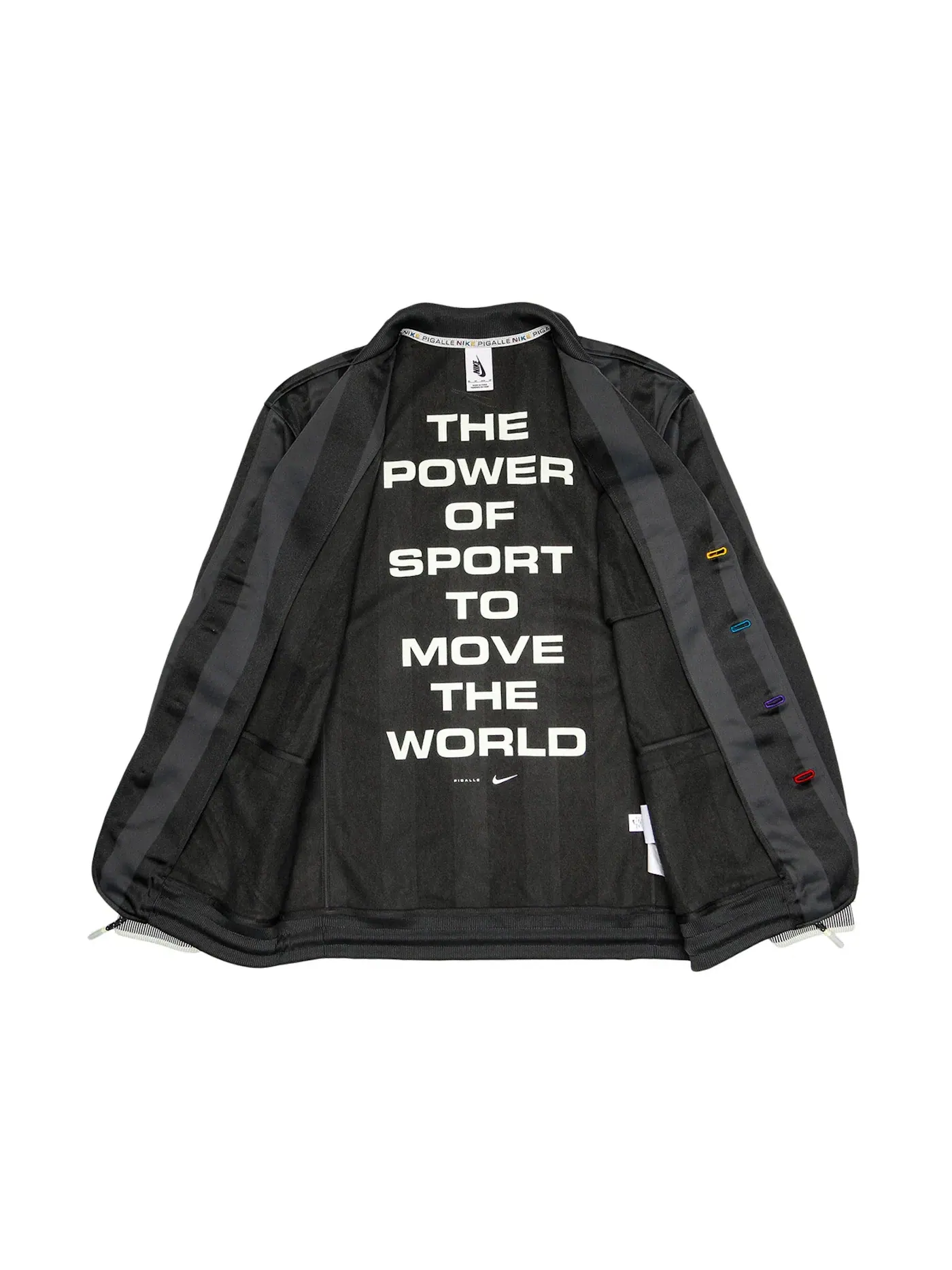 Мужская куртка-бомбер с длинным рукавом Nike Jacket — изображение 3 из 3, серый
