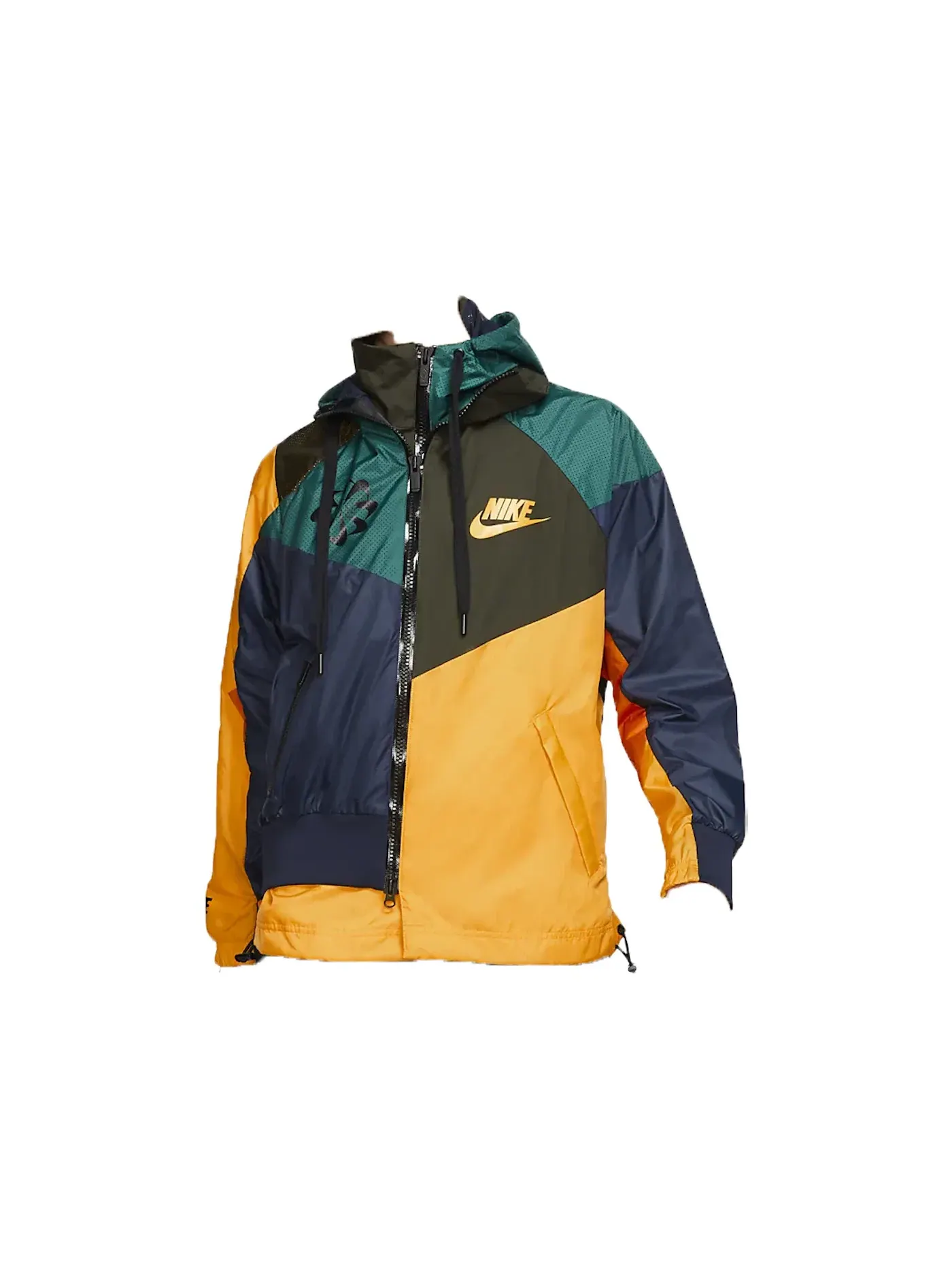Женская куртка-анорак с капюшоном Nike x Sacai Anorak — изображение 1 из 1, золотистый оранжевый