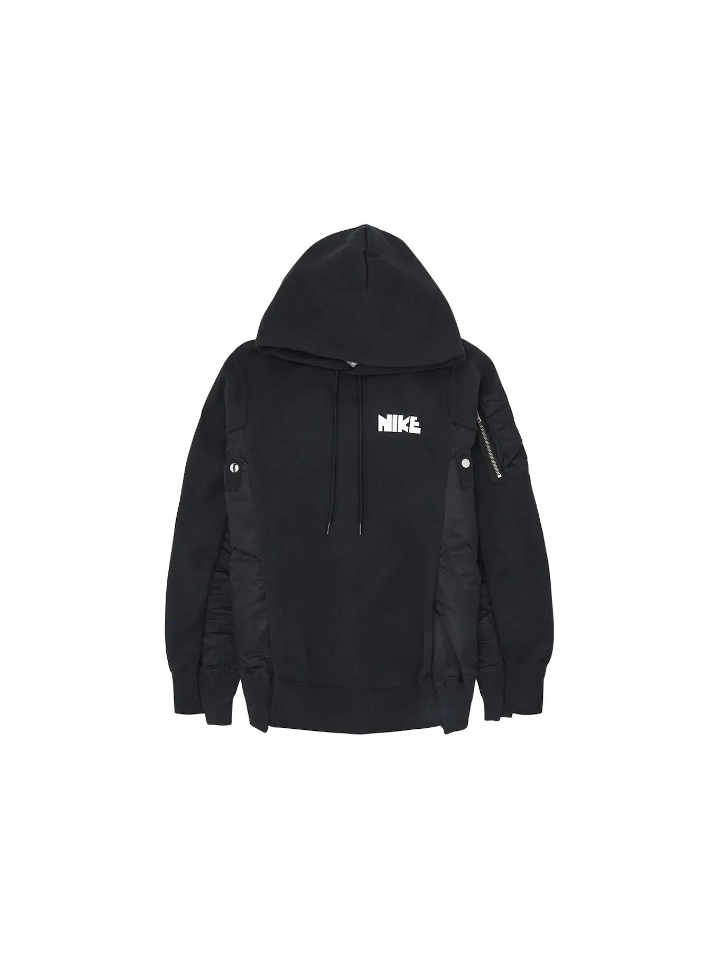 Мужской худи Nike x Sacai — изображение 1 из 2, черный