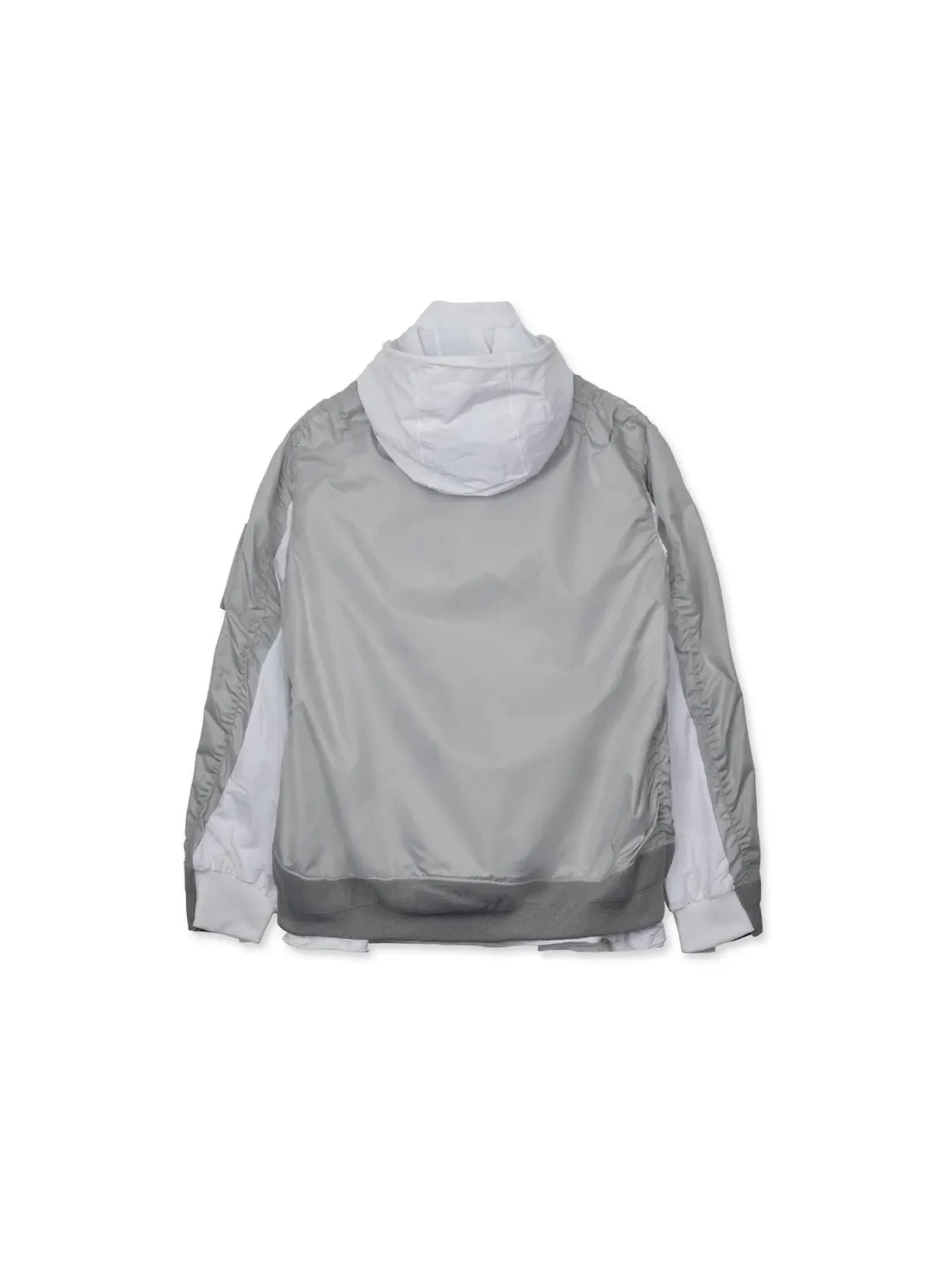Женская куртка-бомбер с многослойным дизайном Layered Bomber Jacket Nike — изображение 2 из 2, серый