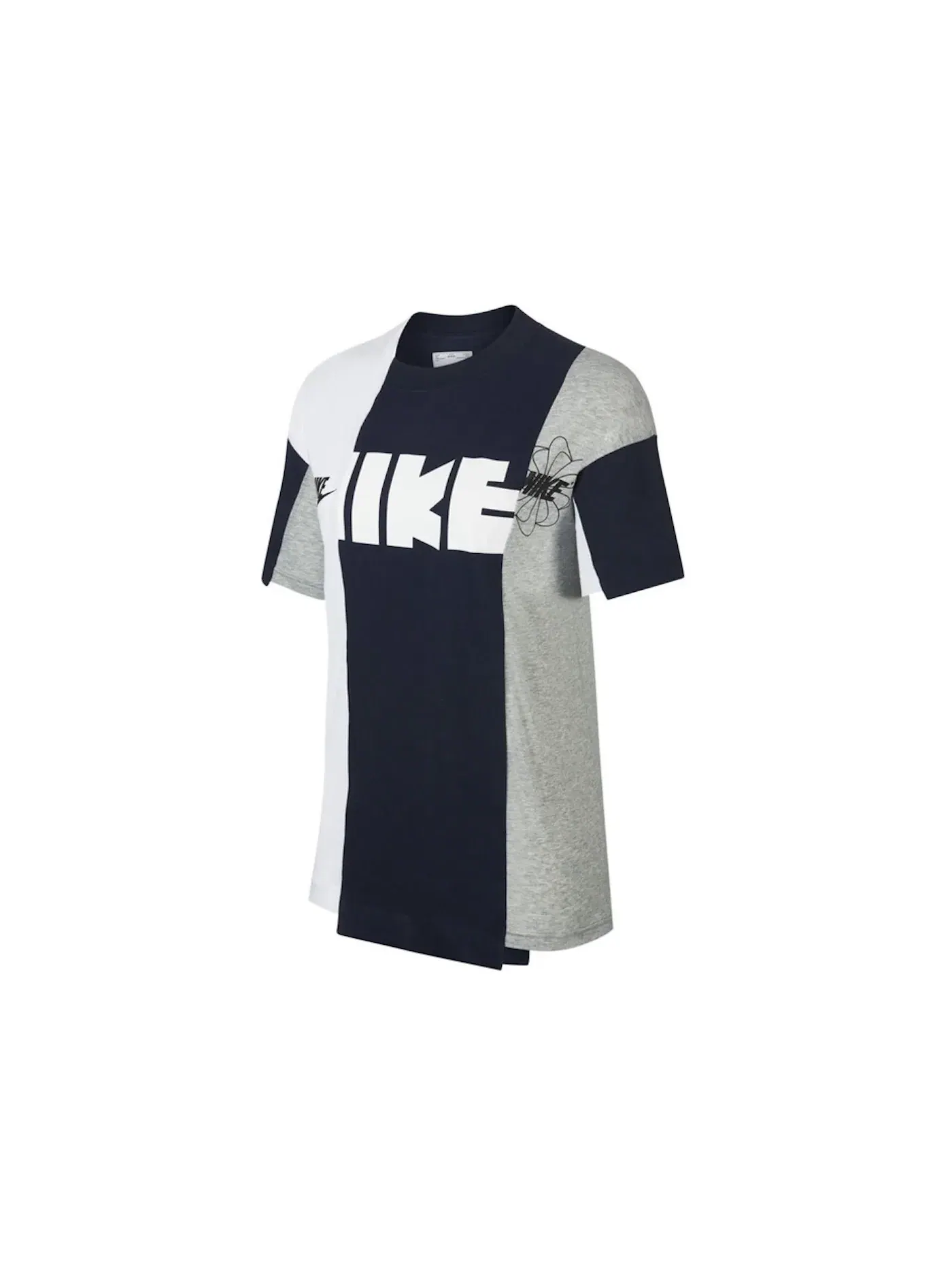 Женская футболка Nike x Sacai Tee — изображение 1 из 2, серый/темно-синий