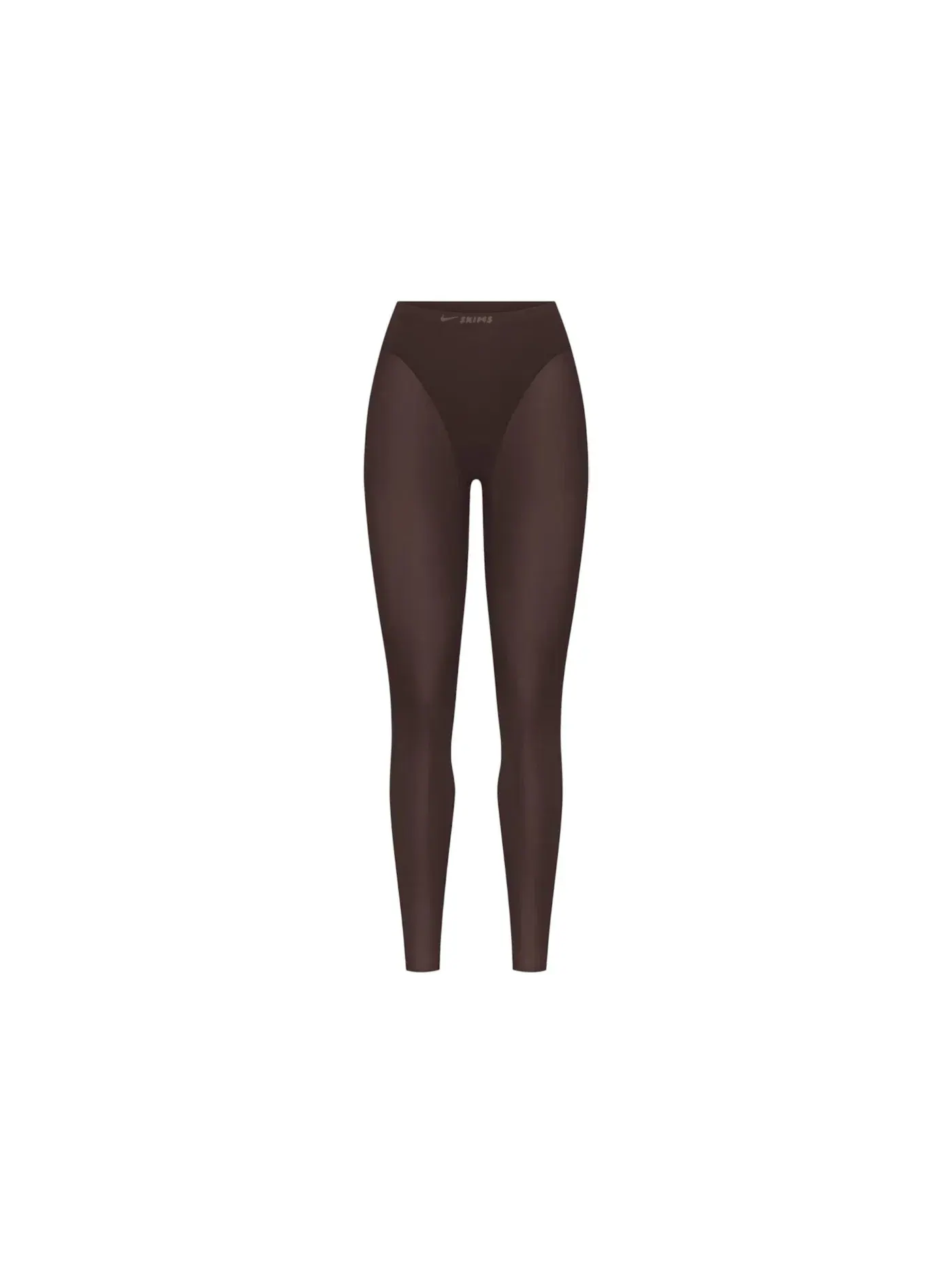 Женские леггинсы с высокой талией Nike x SKIMS Weightless Layers V-Line 26" Legging — изображение 1 из 1, кофейный