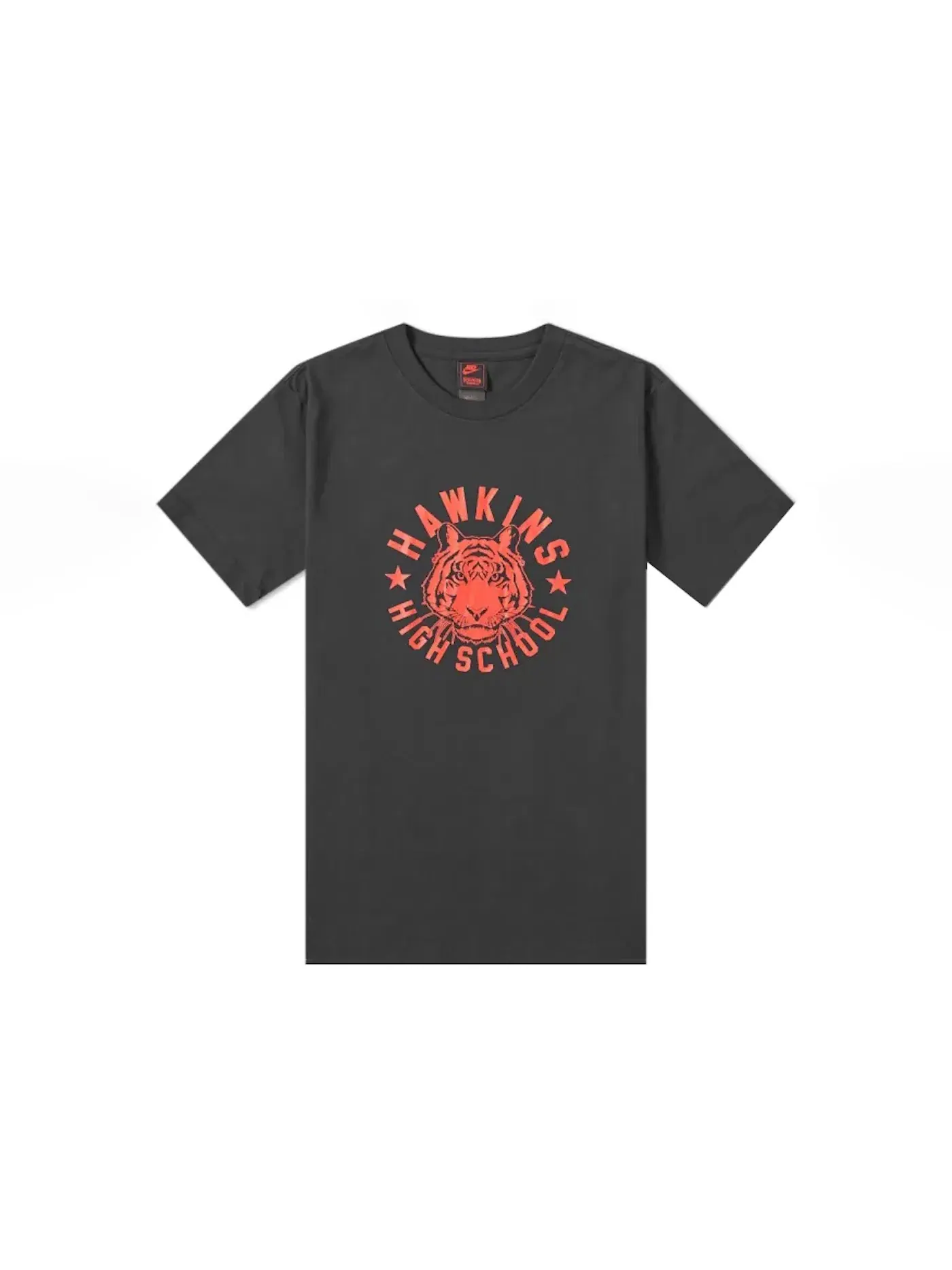 Мужская футболка с принтом Nike x Stranger Things Hawkins High Tee — изображение 1 из 1, черный