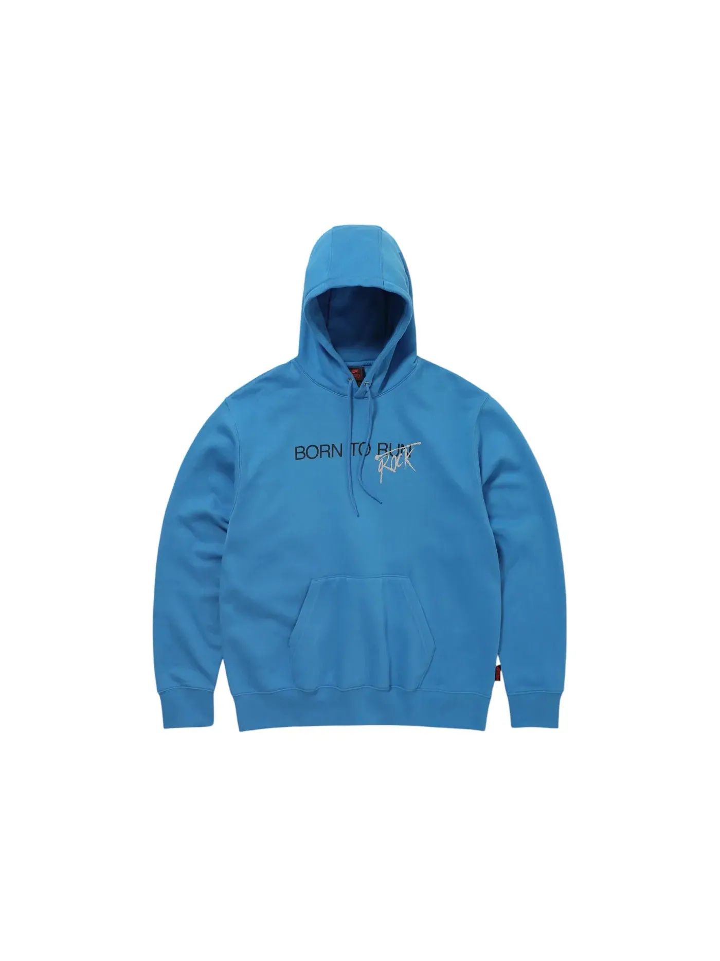 Мужская худи с принтом Nike x Stranger Things NRG Club Washed Fleece Hoodie Nike — изображение 1 из 1, светлый синий
