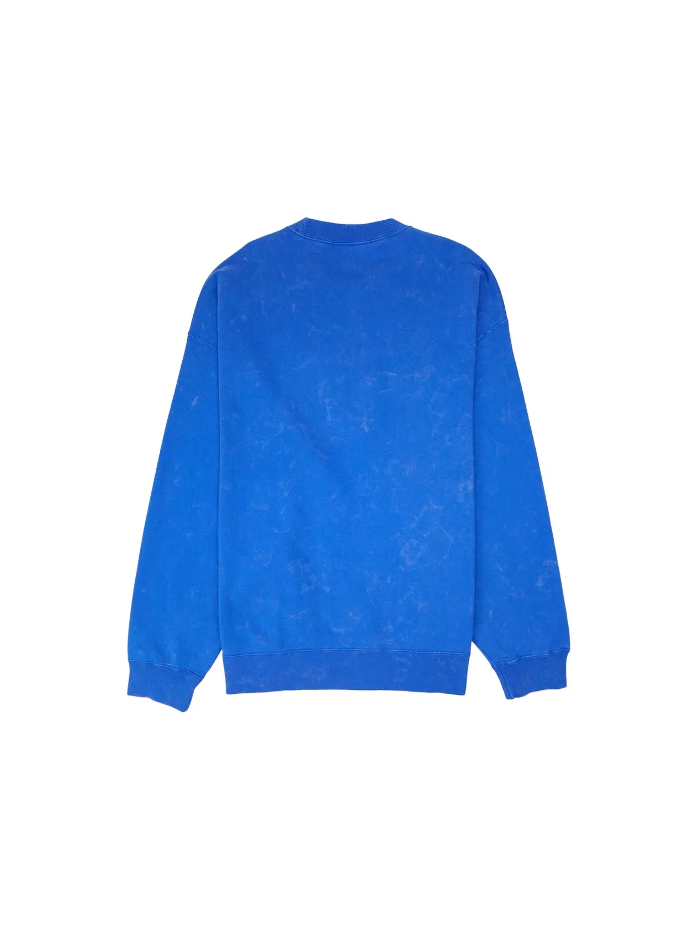 Мужской свитшот с эффектом кислотной стирки Crew Fleece Nike — изображение 2 из 2, синий