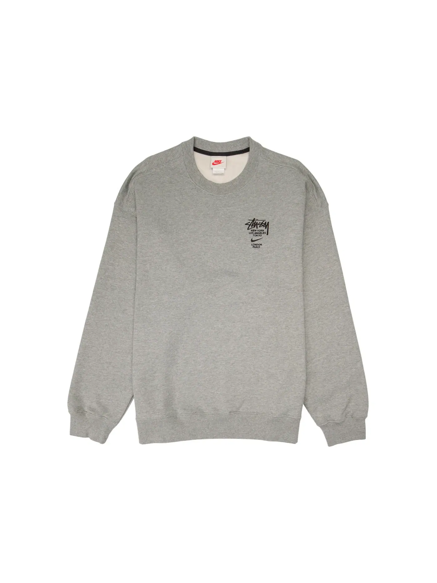 Мужской свитшот с принтом Crewneck Sweatshirt Nike — изображение 1 из 2, серый