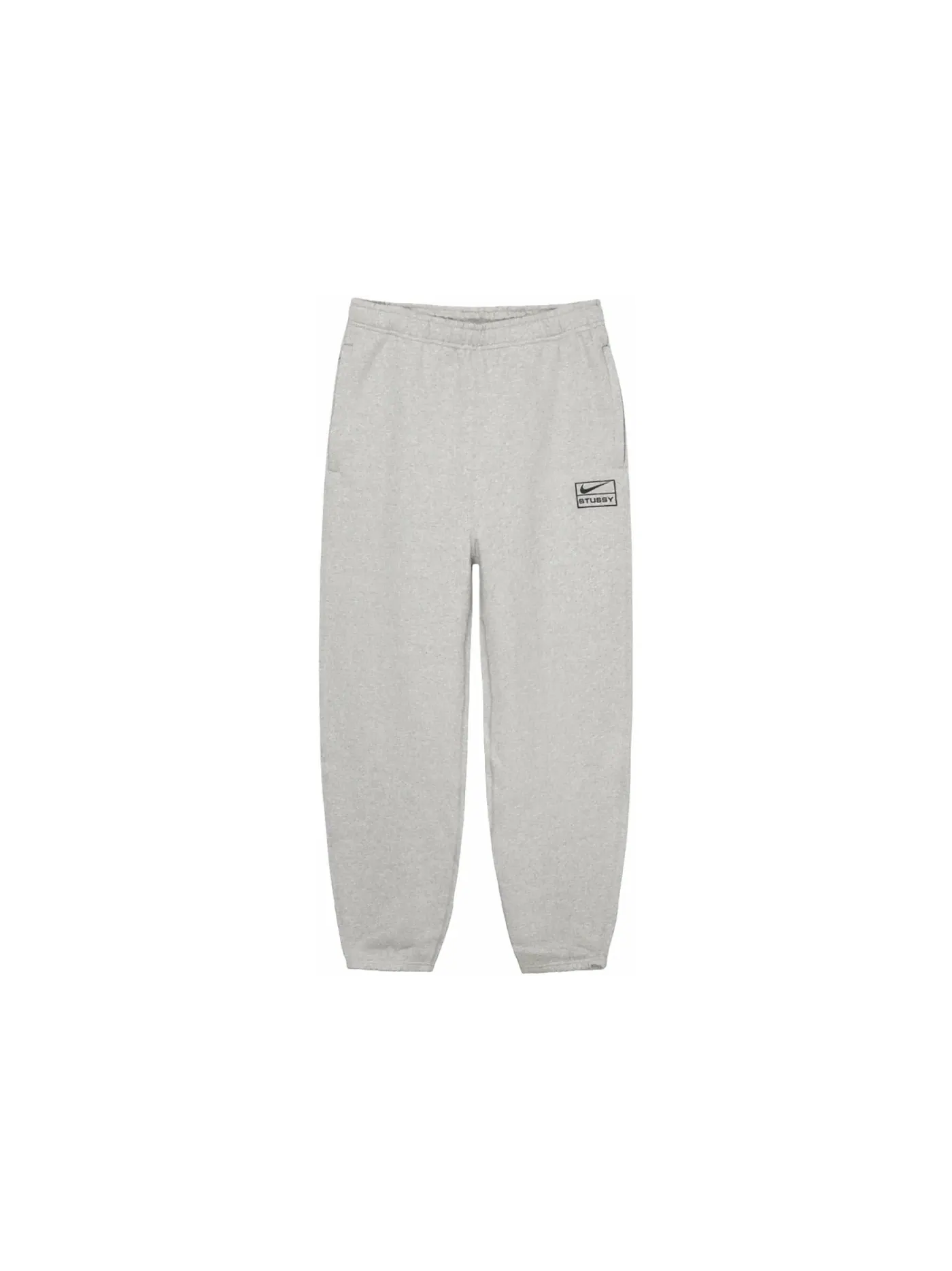 Детские спортивные штаны из футера Nike x Stussy NRG BR Fleece Sweatpants (Asia Sizing FW23) — изображение 1 из 2, серый
