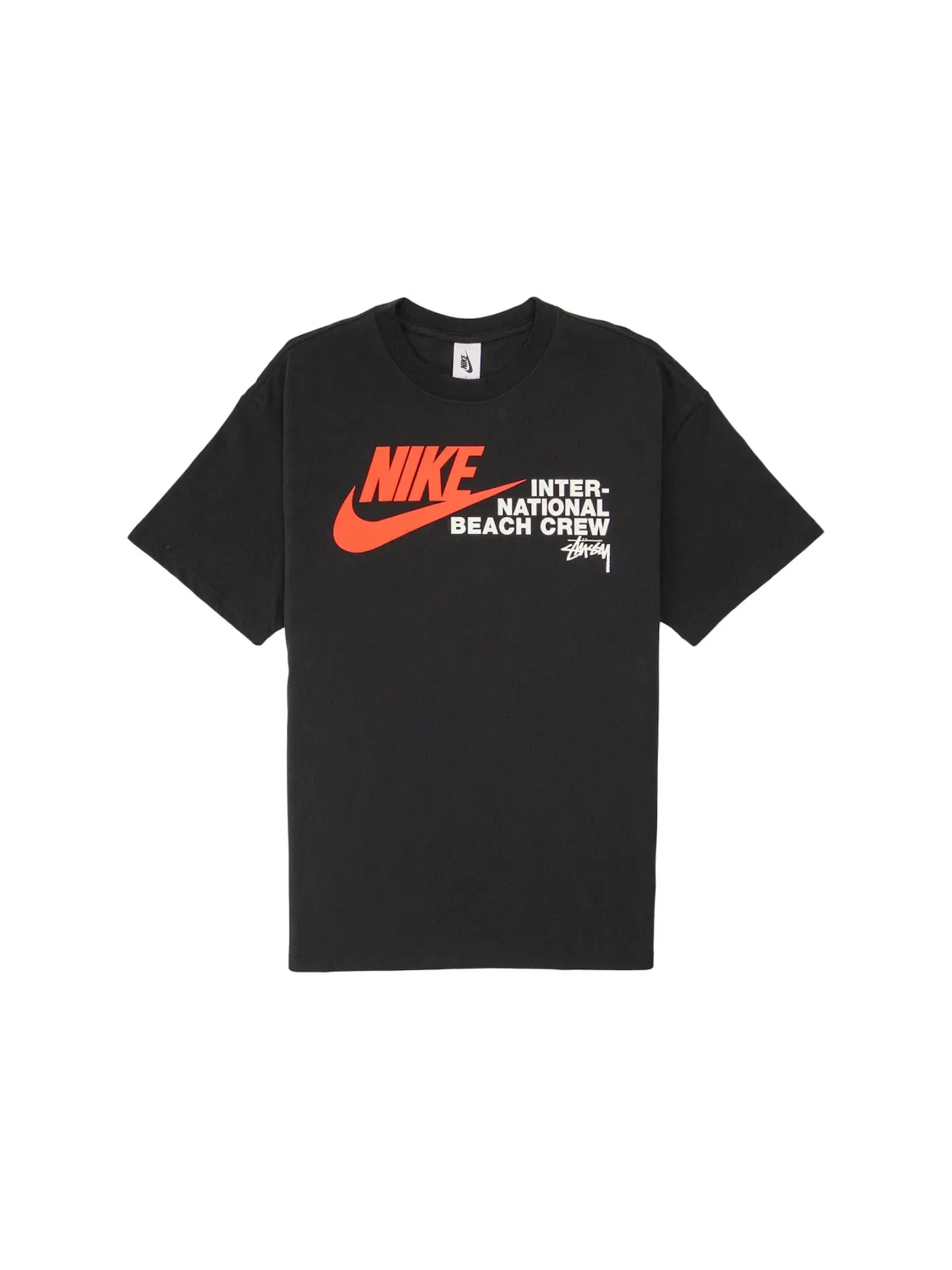 Мужская футболка с принтом International Beach Crew Nike — изображение 1 из 1, черный