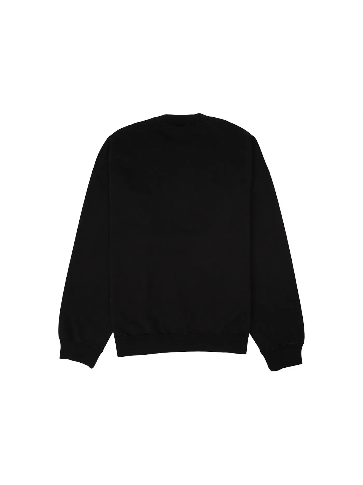 Мужской свитшот с воротником Crew Fleece Nike — изображение 2 из 2, черный