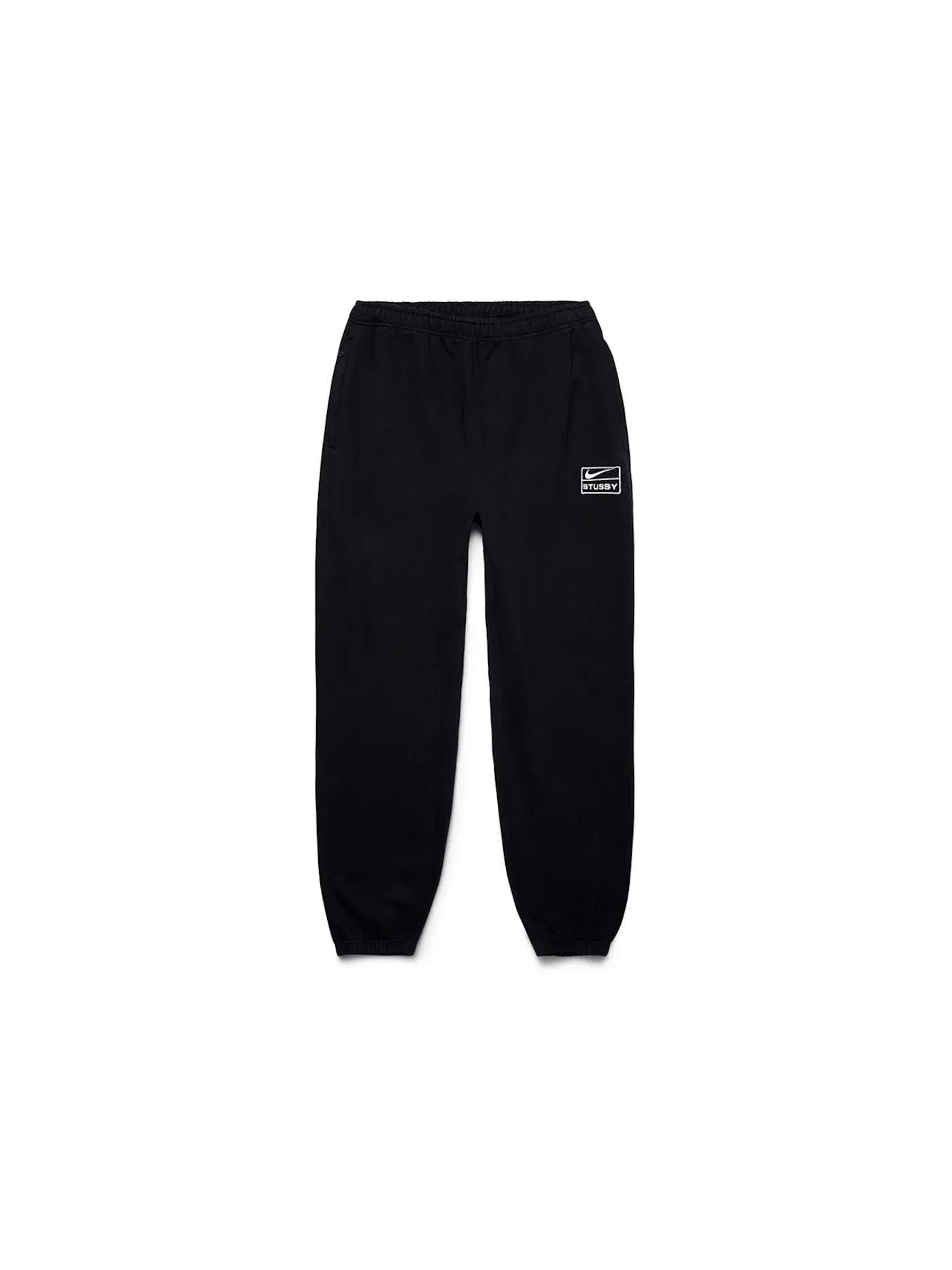 Мужские спортивные штаны с эффектом потертости Nike x Stussy Sweatpants — изображение 1 из 3, черный