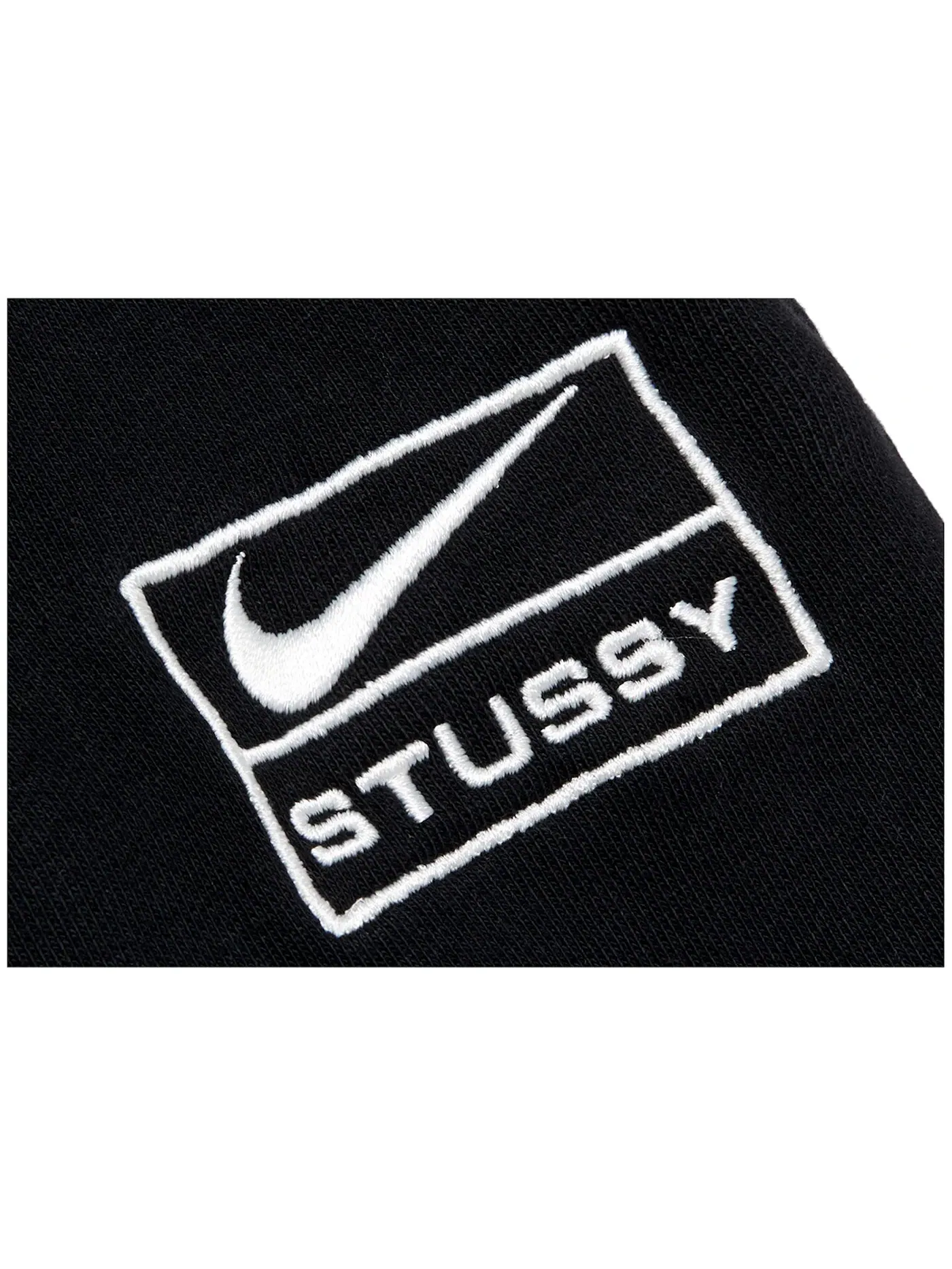 Мужские спортивные штаны с эффектом потертости Nike x Stussy Sweatpants — изображение 2 из 3, черный