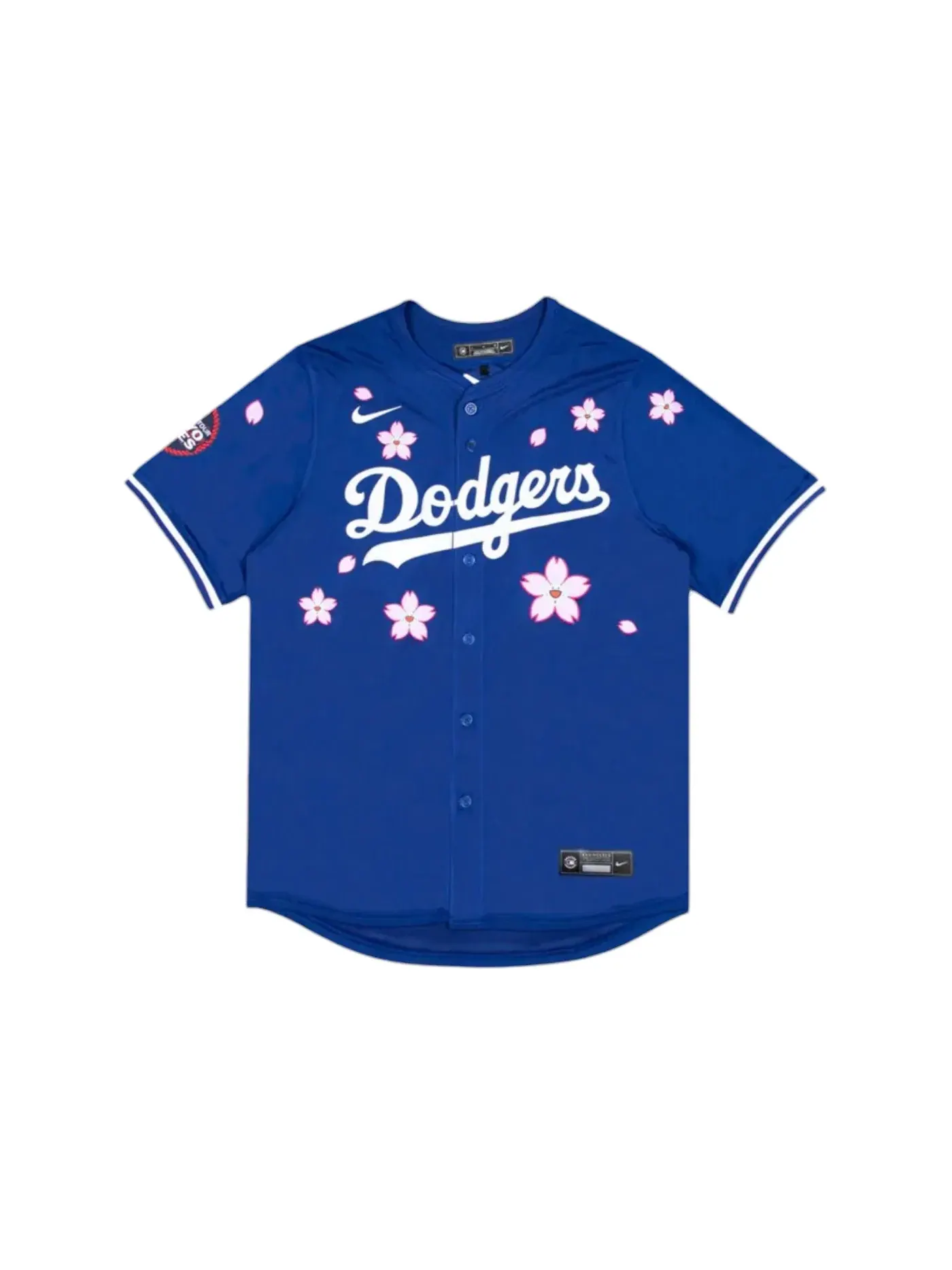 Мужская бейсбольная джерси с принтом Nike x Takashi Murakami x MLB World Tour Tokyo Series 2025 Dodgers — изображение 1 из 2