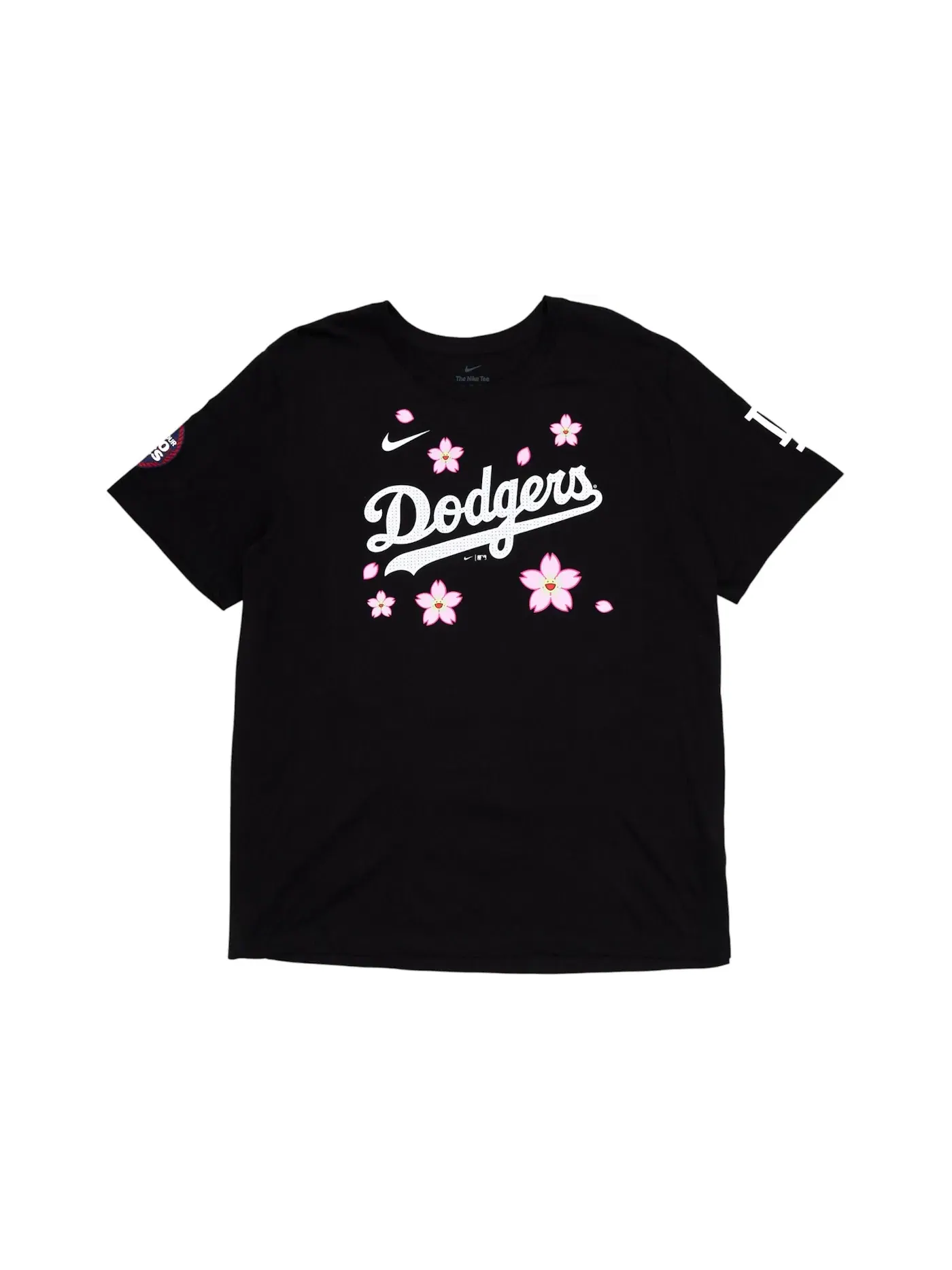 Мужская футболка с принтом Nike x Takashi Murakami x MLB World Tour Tokyo Series 2025 Shohei Ohtani Dodgers, черный