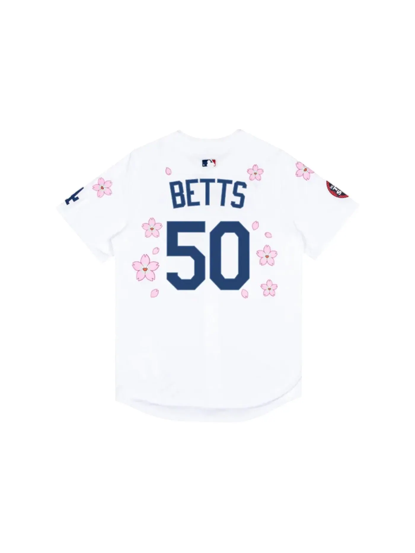 Мужская джерси Nike x Takashi Murakami x MLB World Tour Tokyo Series 2025 Dodgers Betts — изображение 1 из 2, белый