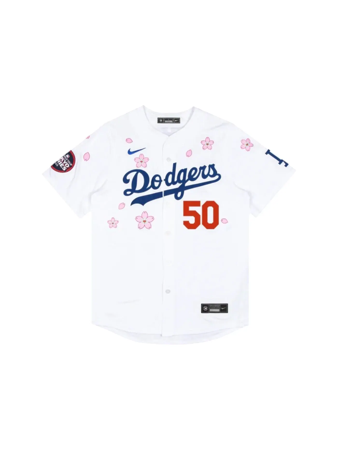 Мужская джерси Nike x Takashi Murakami x MLB World Tour Tokyo Series 2025 Dodgers Betts — изображение 2 из 2, белый