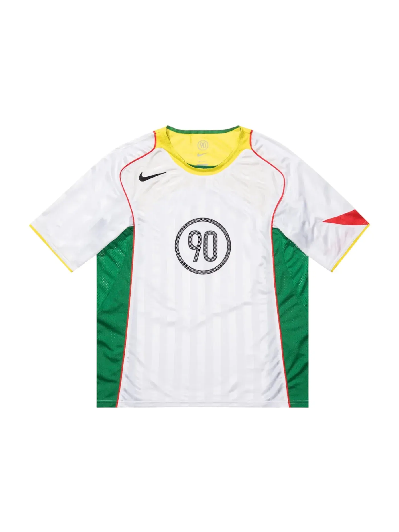 Мужская футбольная футболка Dri-Fit Nike — изображение 1 из 1, белый/желтый