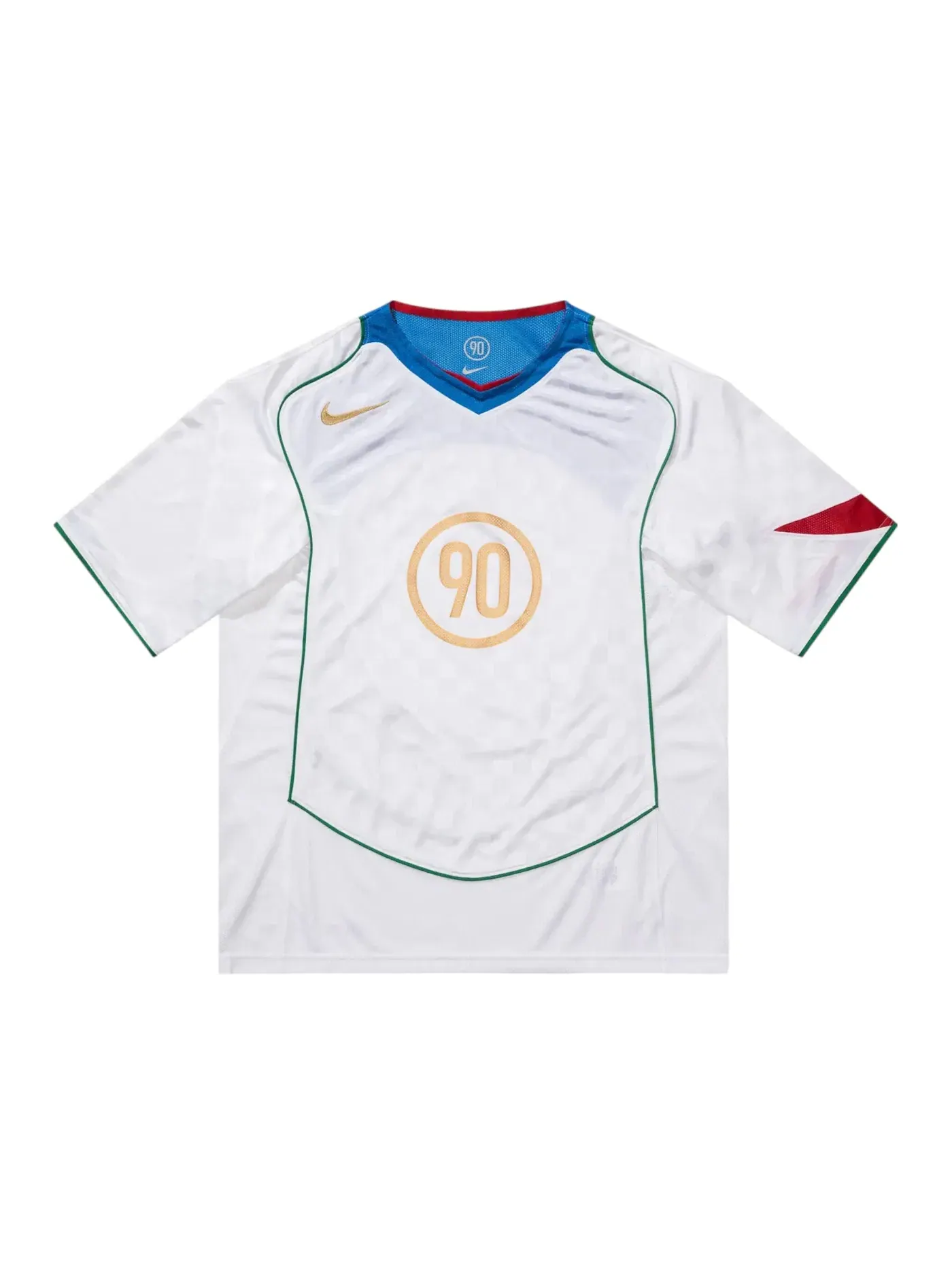 Мужская футболка с длинным рукавом Jersey Nike — изображение 1 из 2, белый синий