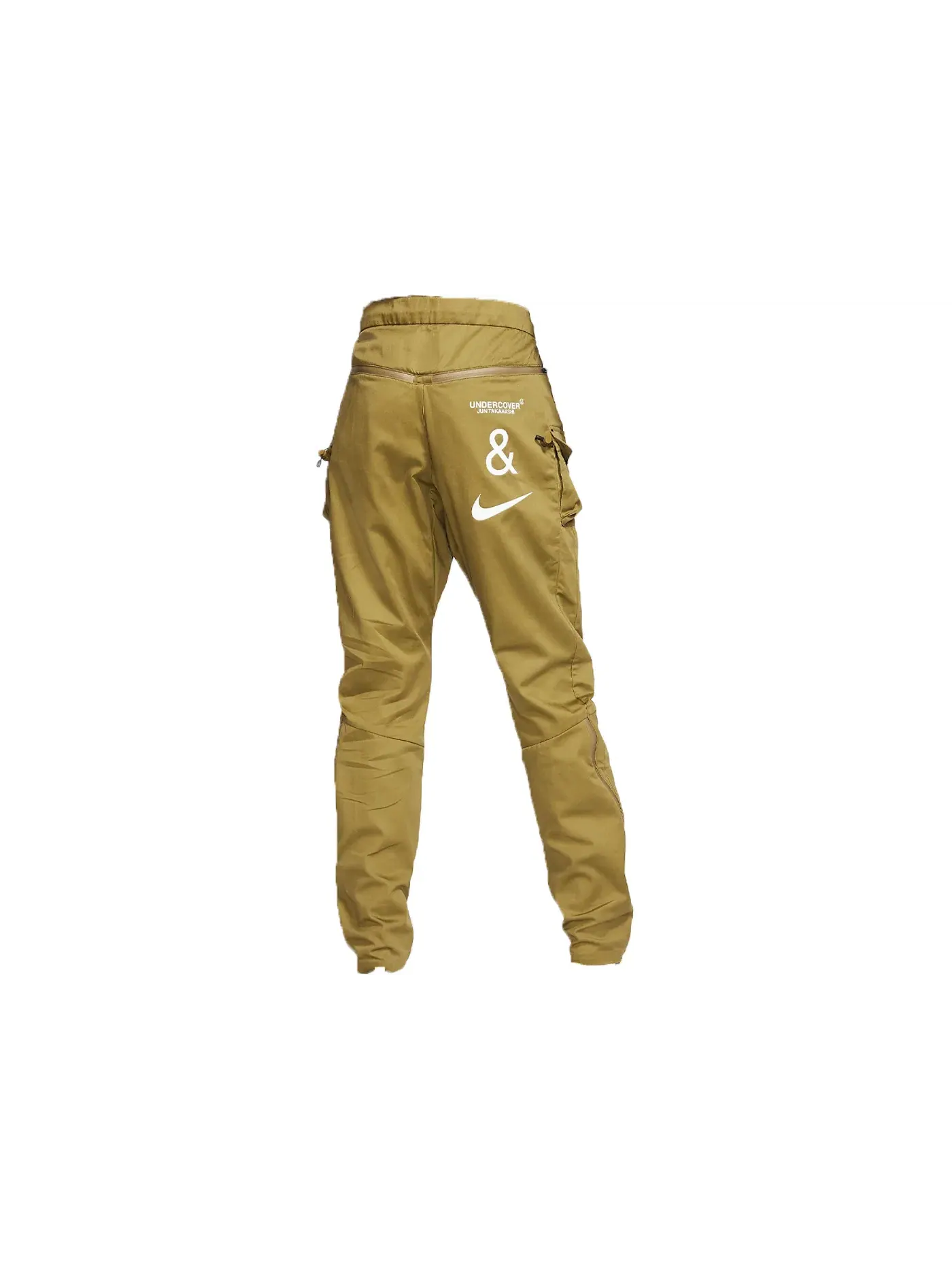 Мужские брюки карго с принтом Pants Nike — изображение 2 из 2, коричневый/белый