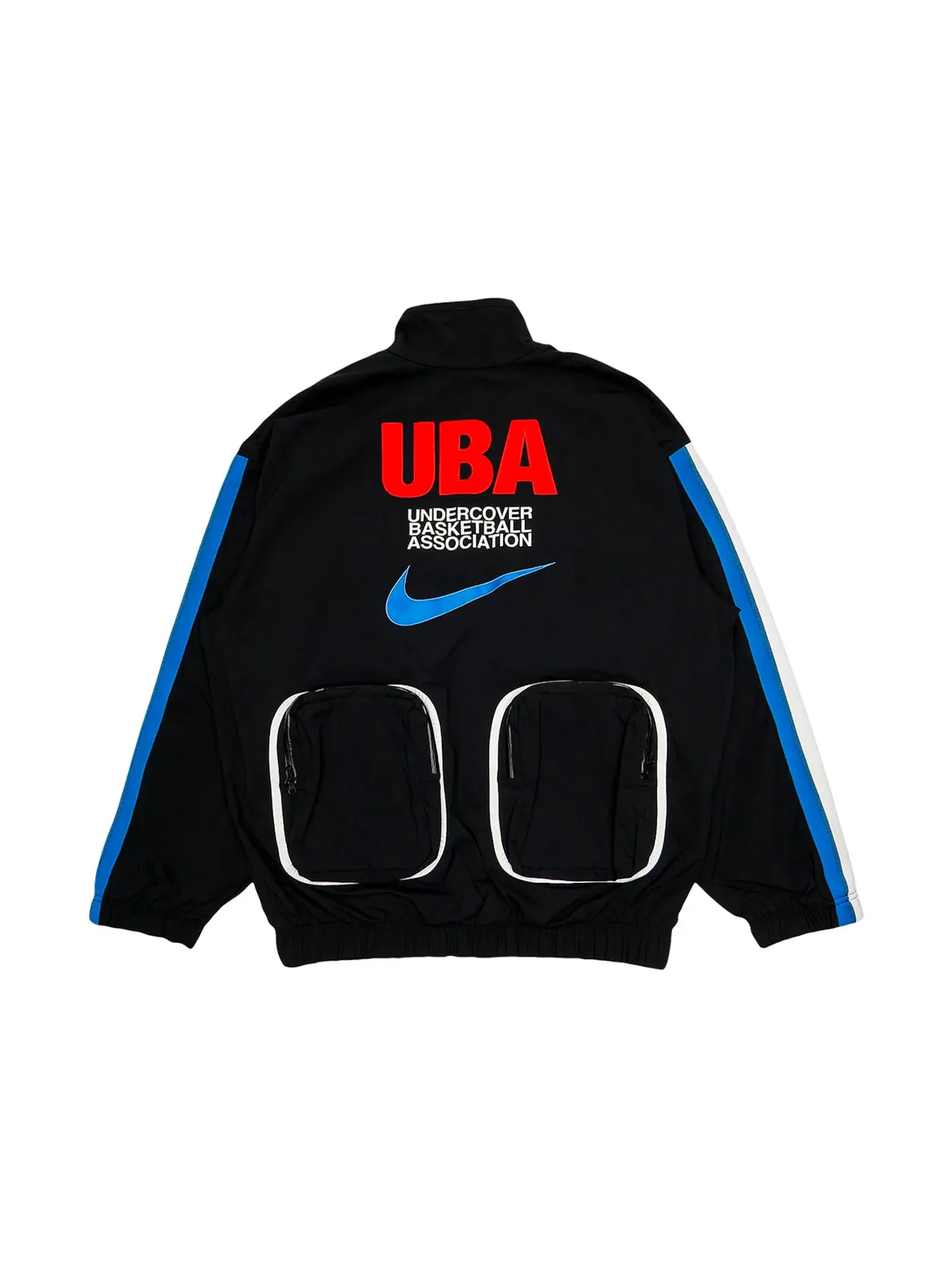 Мужской спортивный костюм с контрастными полосами Track Suit Nike — изображение 2 из 4, черный