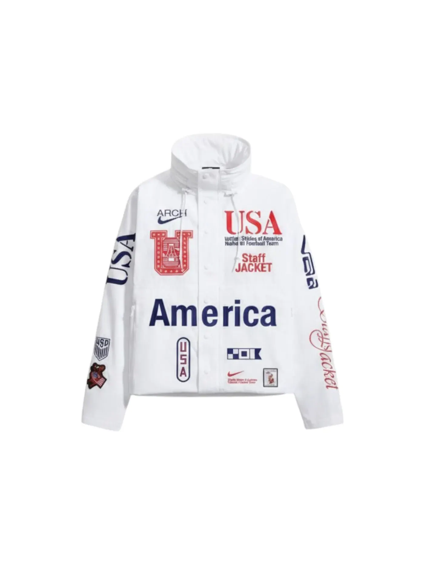 Мужская куртка из коллекции V.A.A. Jacket Nike — изображение 1 из 1, белый