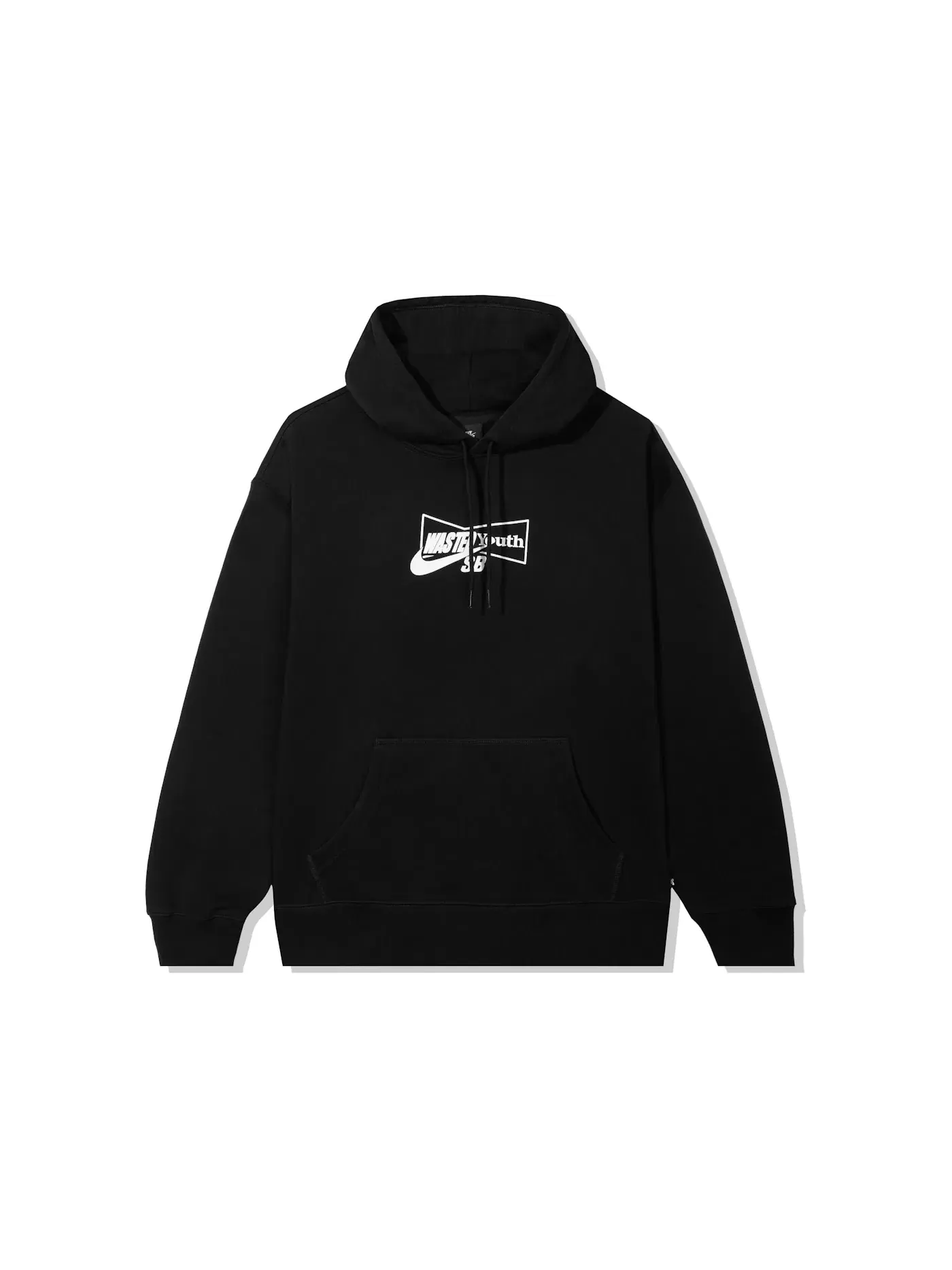 Детская худи с принтом Nike x Wasted Youth Hoodie — изображение 2 из 2, черный