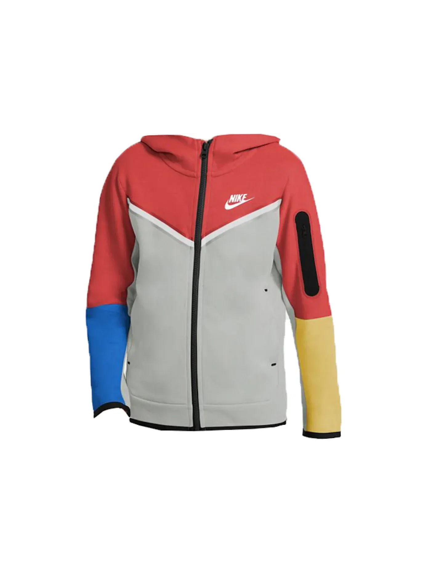 Детская куртка с принтом Nike Hoodie — изображение 1 из 2, серый/белый