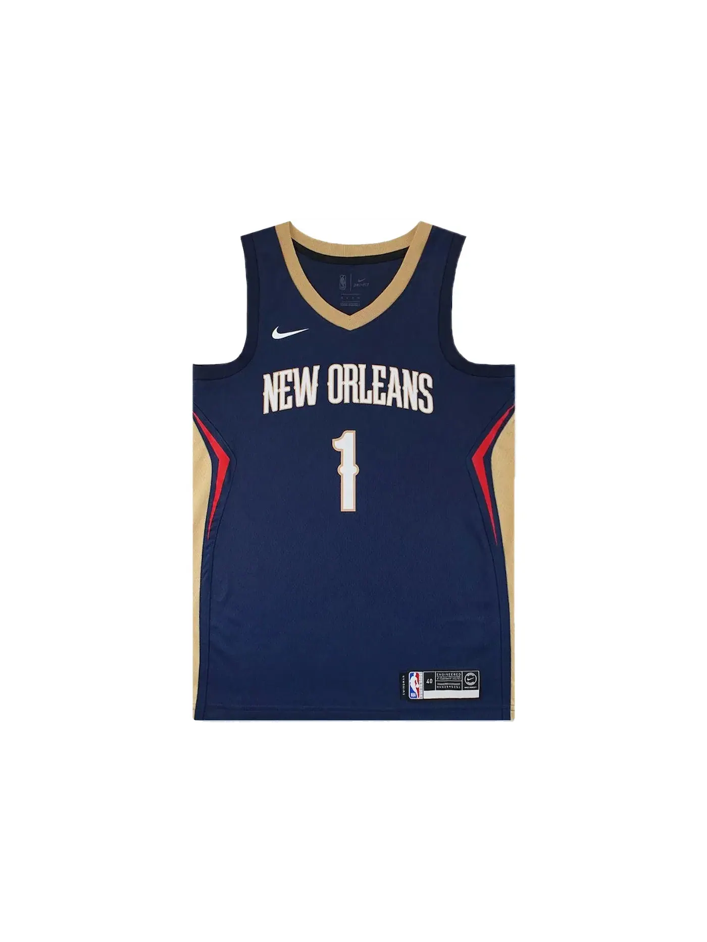 Мужская джерси Nike Zion Williamson Pelicans Icon Edition — изображение 1 из 2, темно-синий