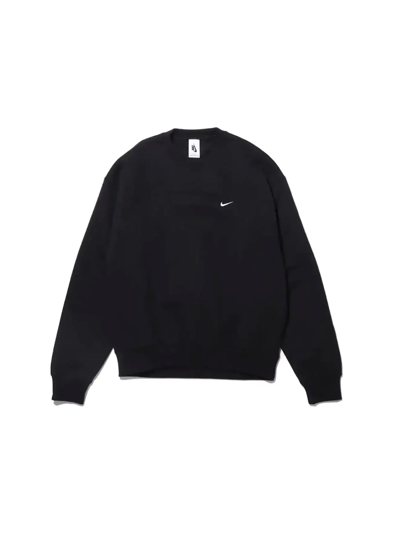 Мужской свитшот с длинным рукавом Nike Lab Fleece Crew Nike — изображение 1 из 2, черный