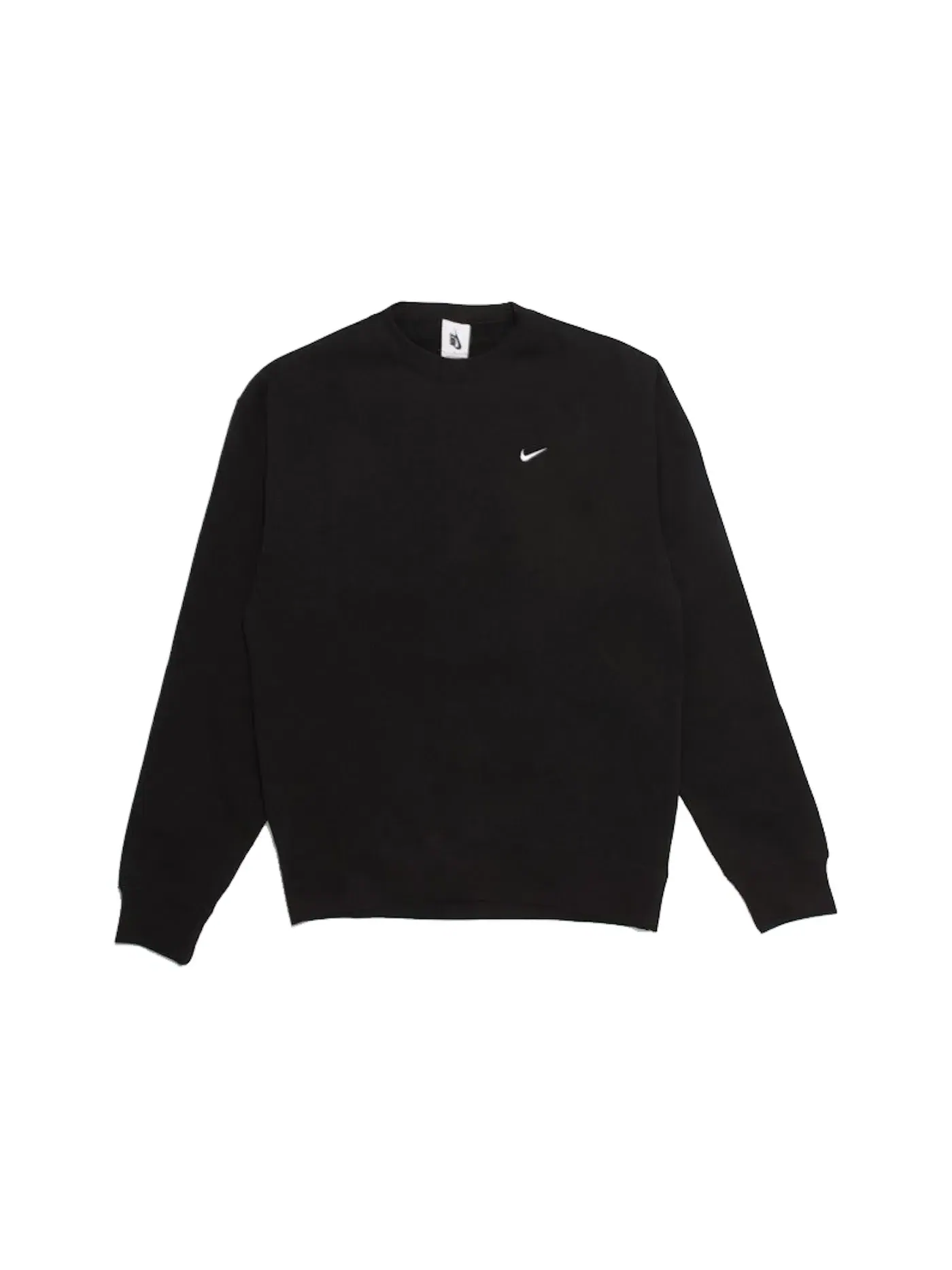 Мужской свитшот Nike Lab Fleece Crew Nike — изображение 1 из 2, черный/белый