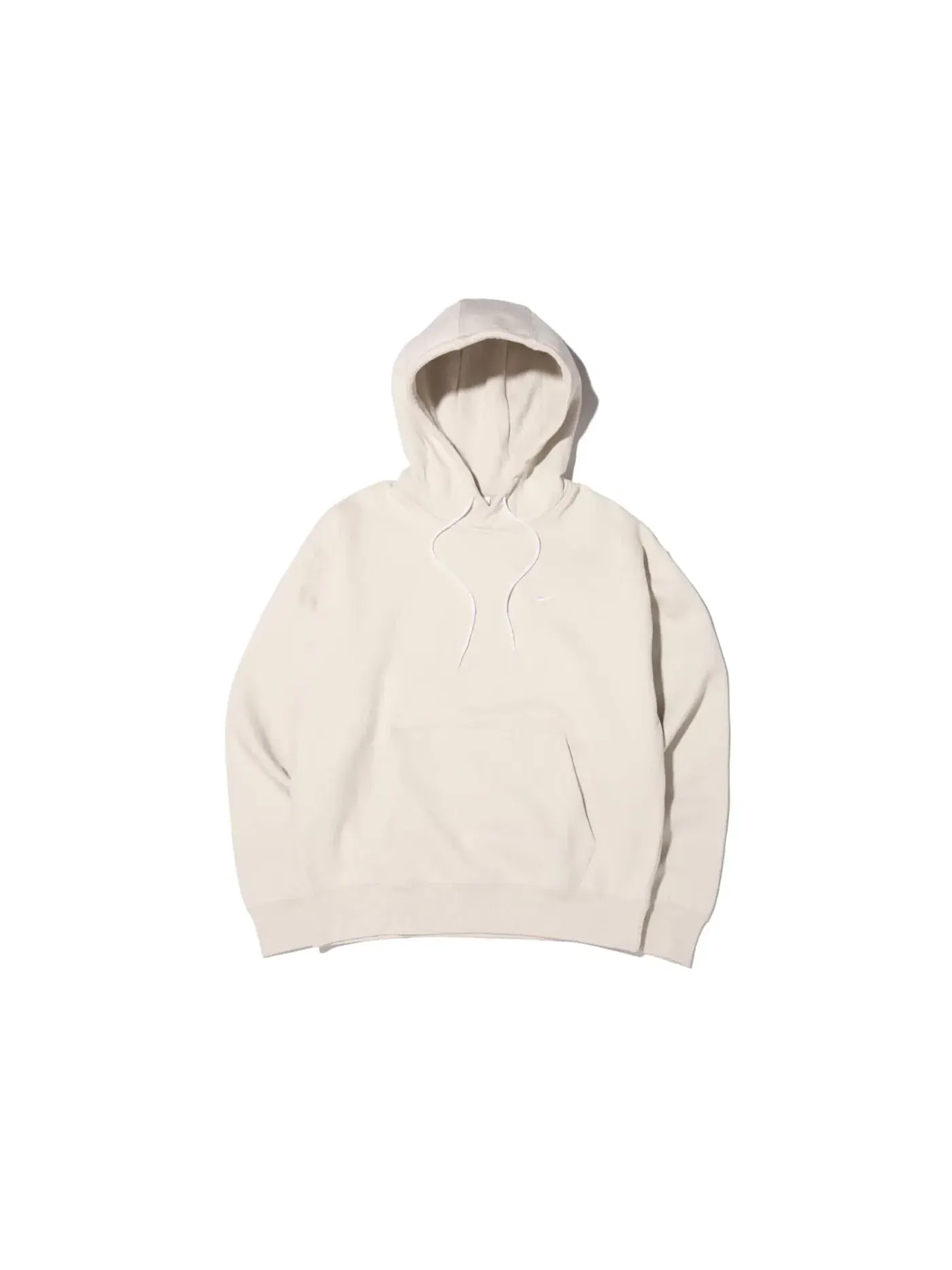 Мужская худи Nike Lab Solo Swoosh Fleece Hoodie Nike — изображение 1 из 2, костяной белый