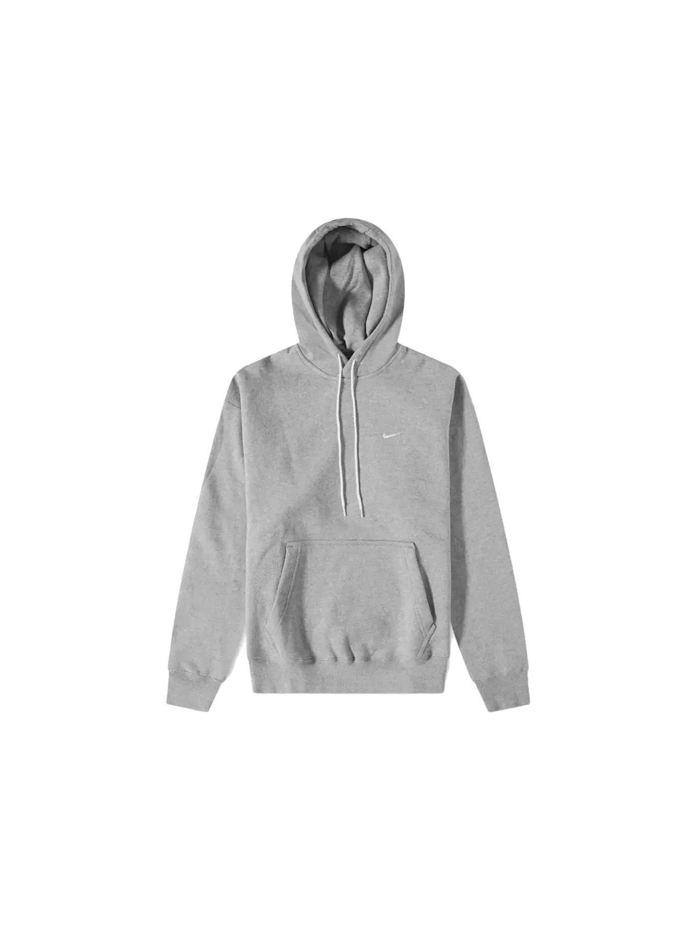 Мужская худи Nike Lab Solo Swoosh Fleece Hoodie Nike — изображение 1 из 1, темный серый