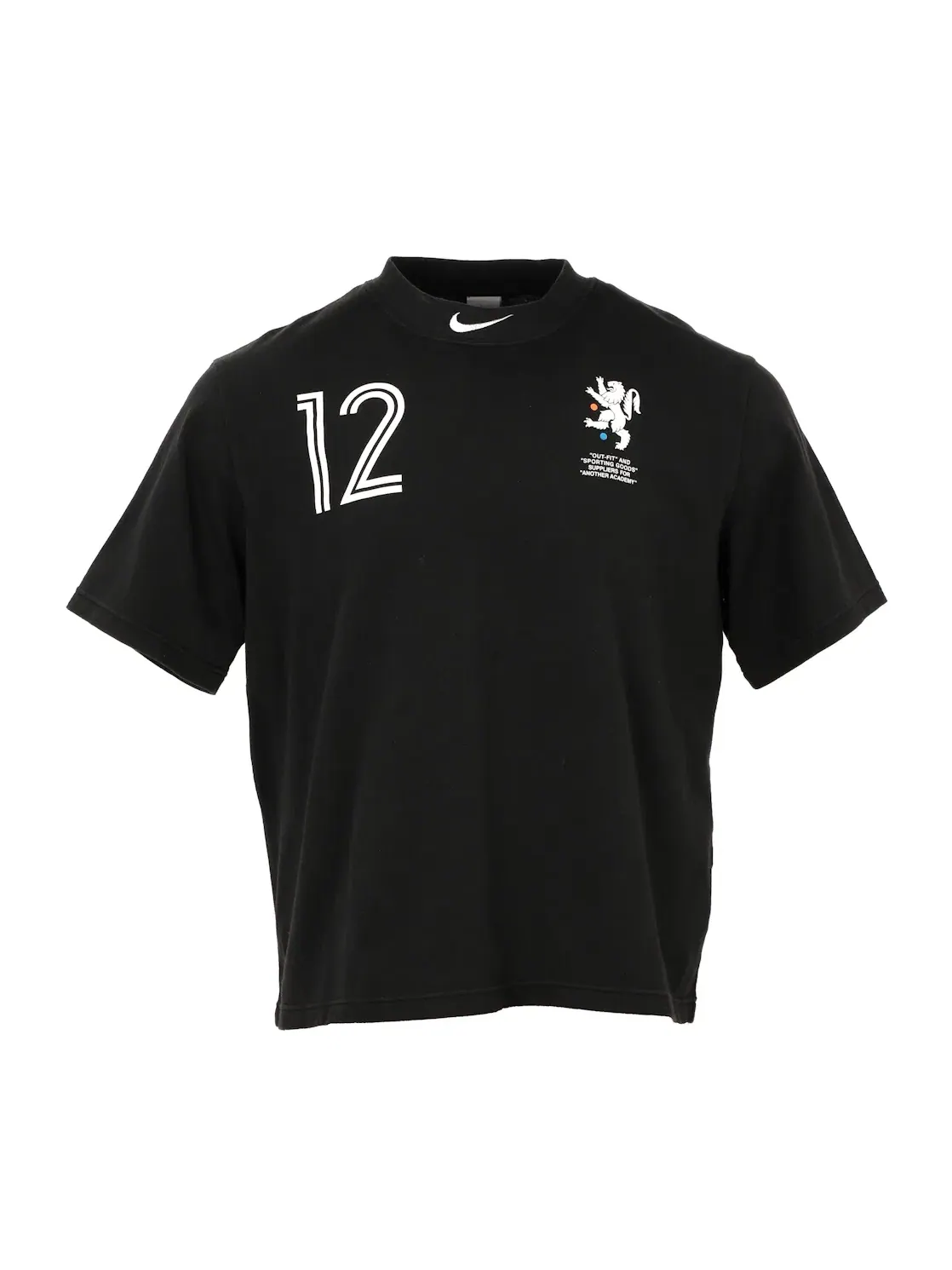 Мужская футболка с принтом Nikelab x OFF-WHITE Mercurial NRG X Tee Nike — изображение 1 из 4, черный
