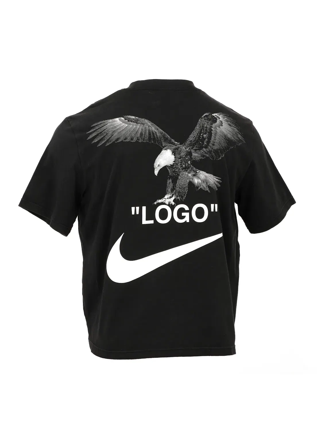 Мужская футболка с принтом Nikelab x OFF-WHITE Mercurial NRG X Tee Nike — изображение 3 из 4, черный