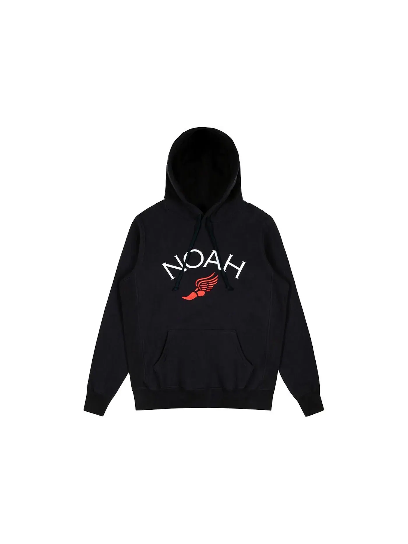 Мужской худи с вышивкой Winged Foot Black Noah — изображение 1 из 2, черный