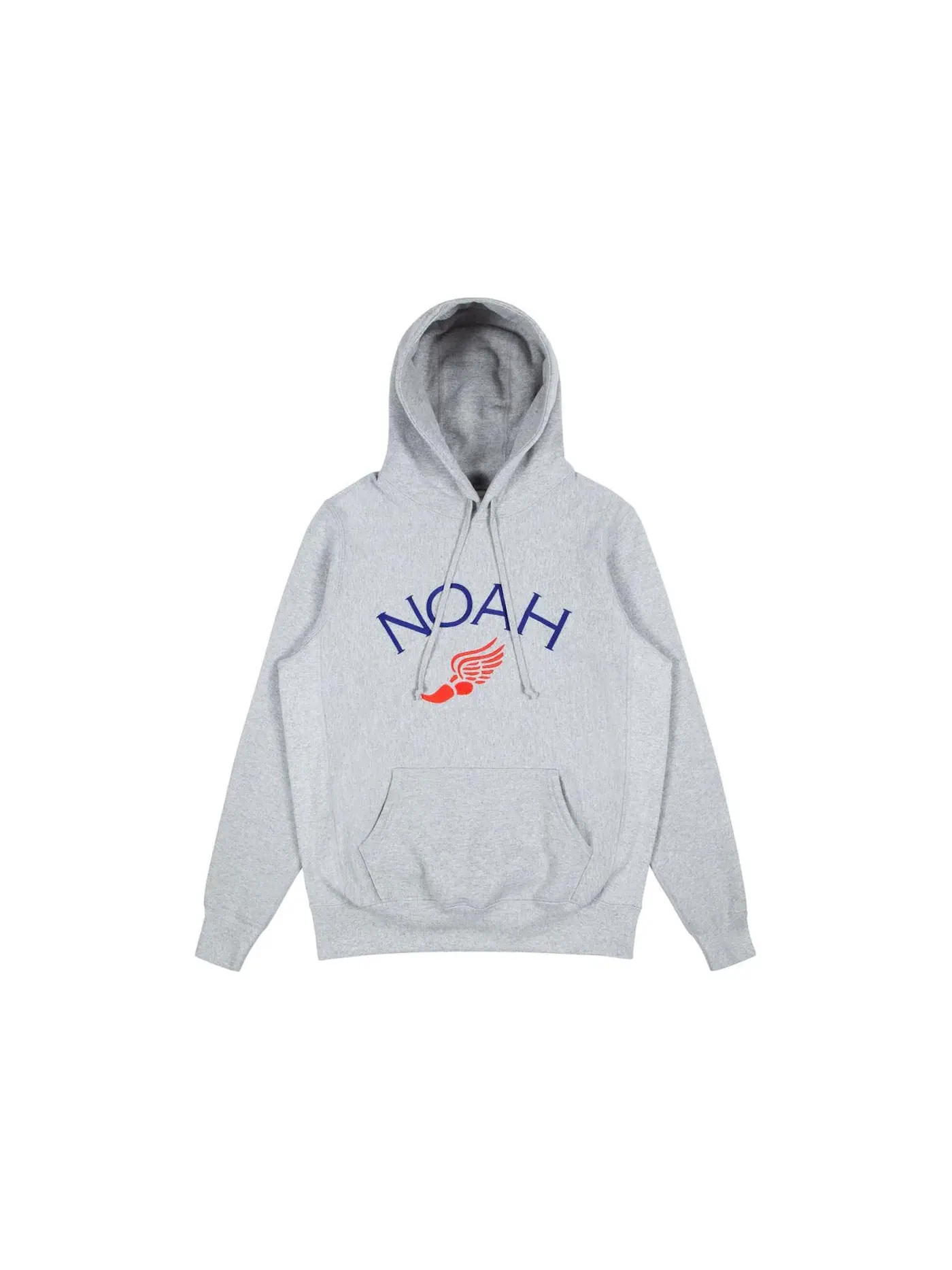 Мужской худи с вышивкой Winged Foot Noah — изображение 1 из 2, серый