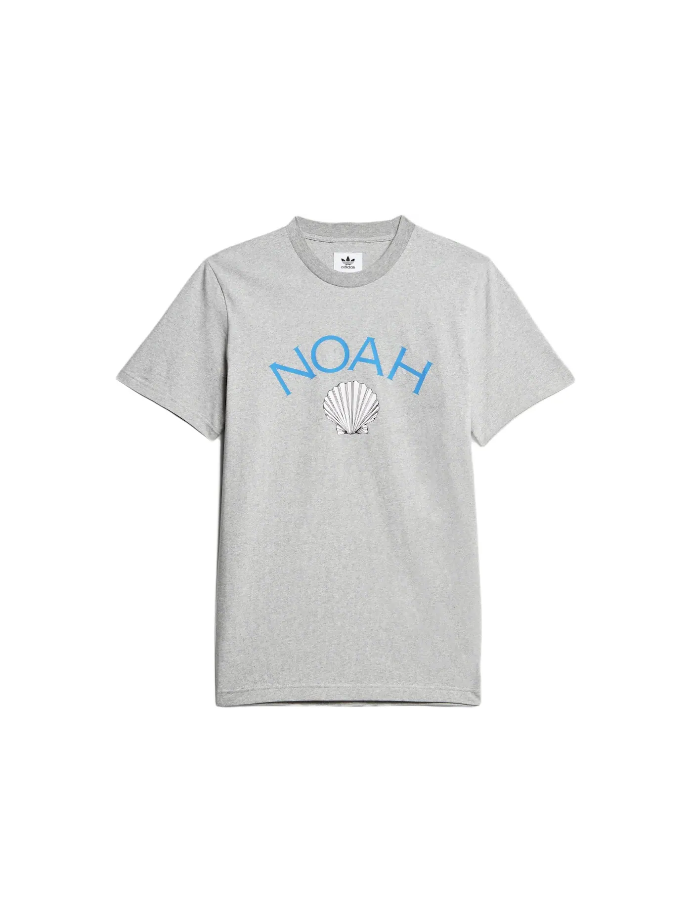 Мужская футболка с принтом Noah x Adidas Originals Running — изображение 1 из 2, серый
