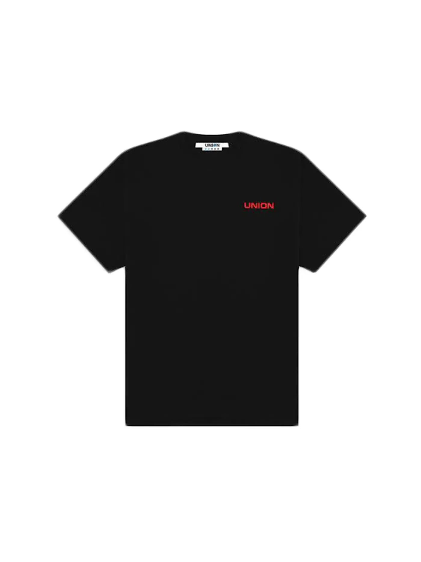 Мужская футболка с принтом Noah x Union Big Logo Lock-up Tee — изображение 2 из 2, черный